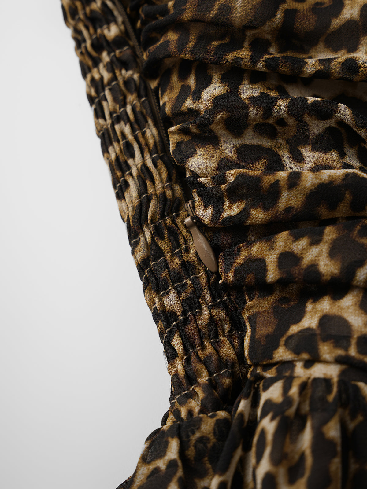 Open Claim Leopard Maxi Dress – Warm Fawn