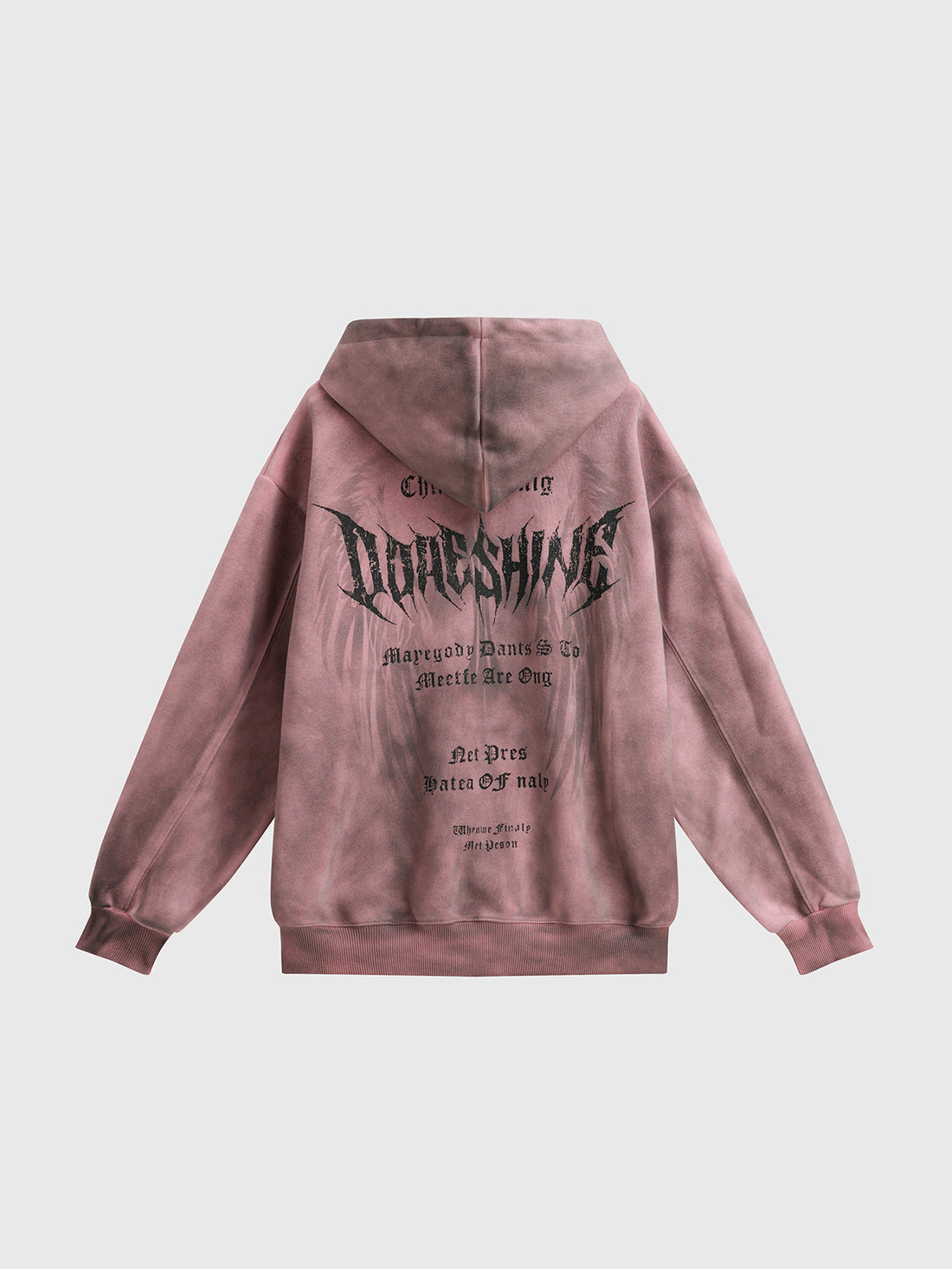 Eclipse Fade Hoodie - Dusty Pink