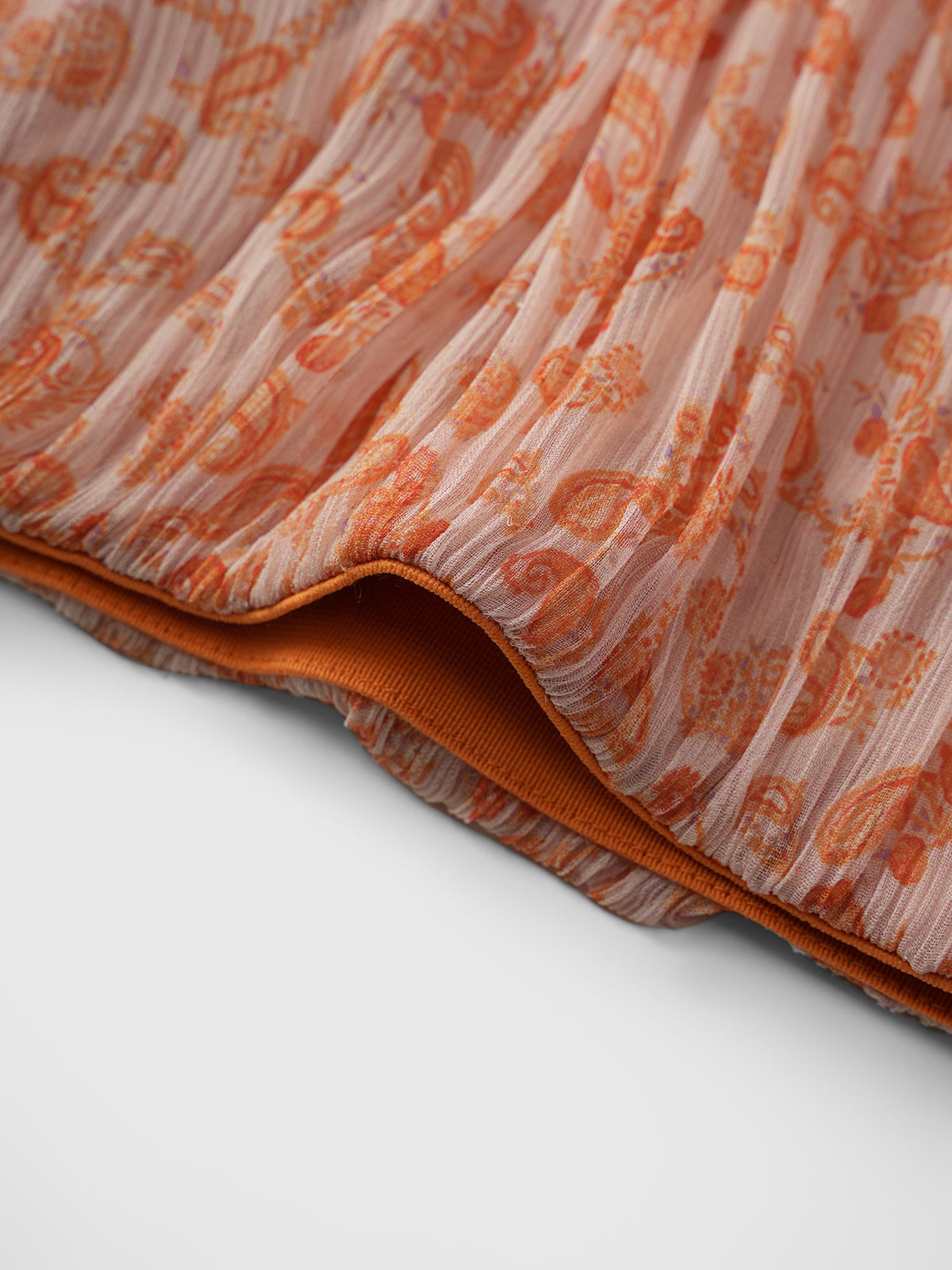 Feral Balance Draped Skirt – Rust Peach