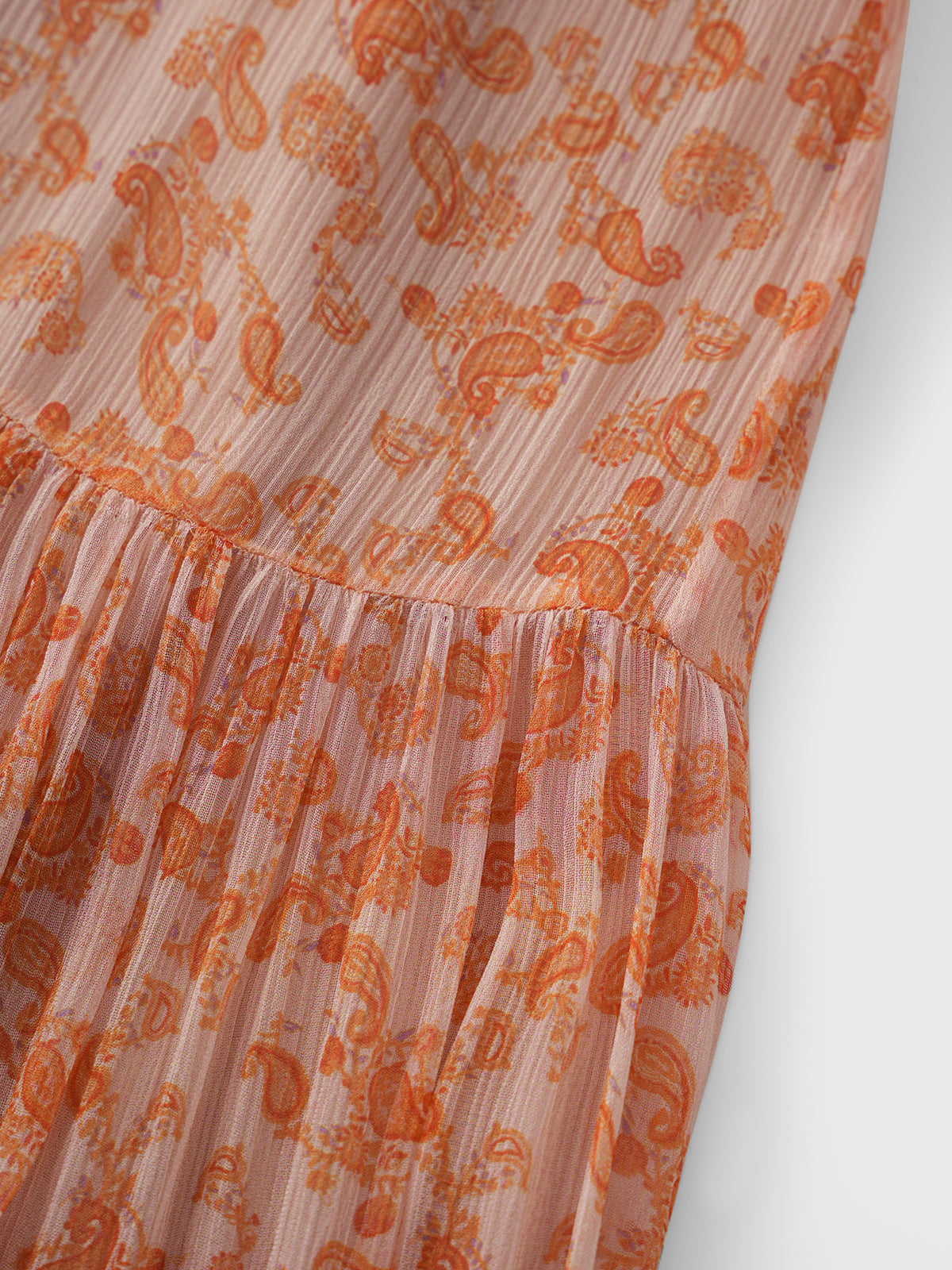 Feral Balance Draped Skirt – Rust Peach