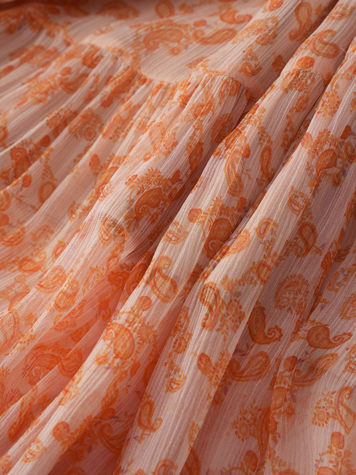 Feral Balance Draped Skirt – Rust Peach