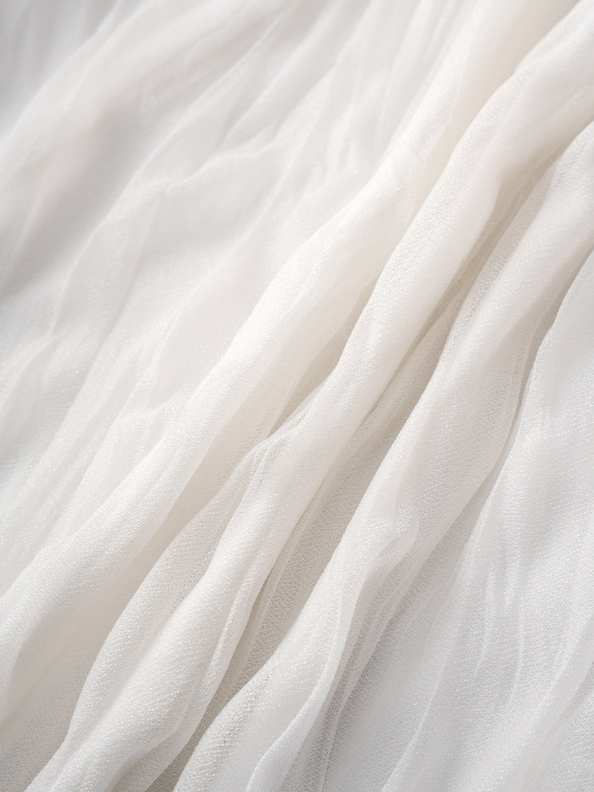 Still Touch Mesh Strap Maxi Dress – Chalk White