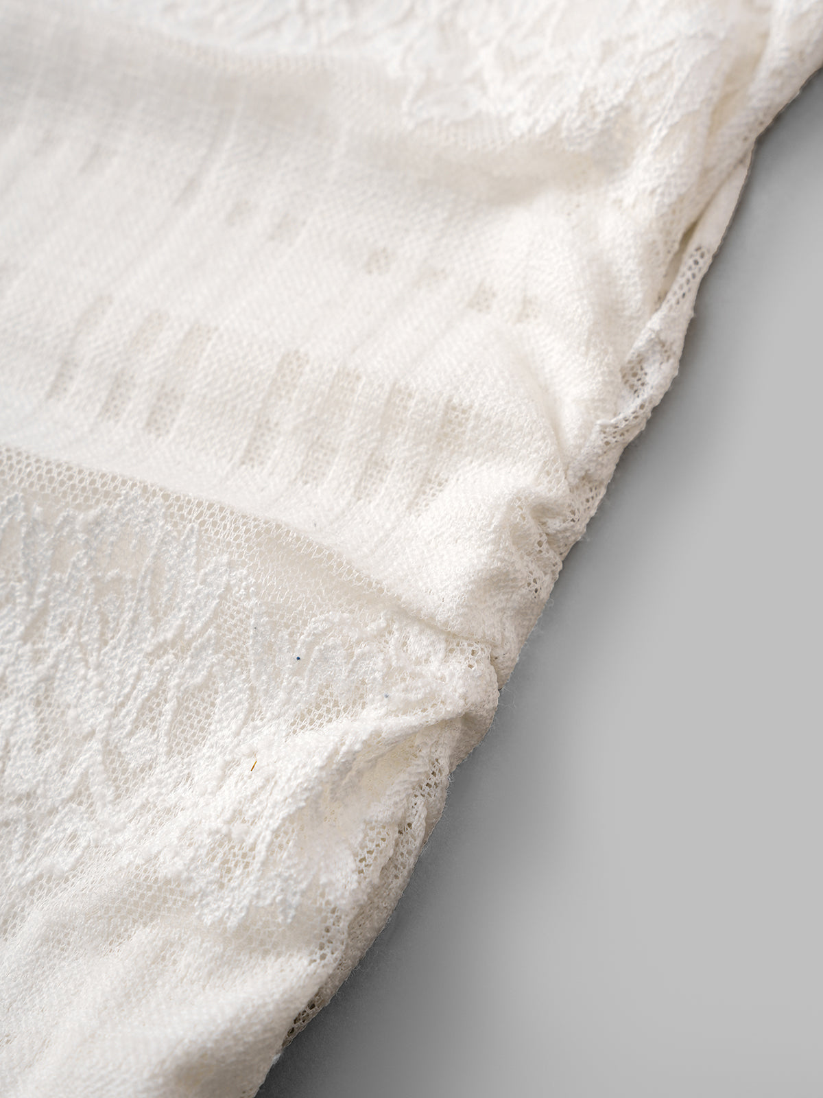 Still Touch Mesh Strap Maxi Dress – Chalk White