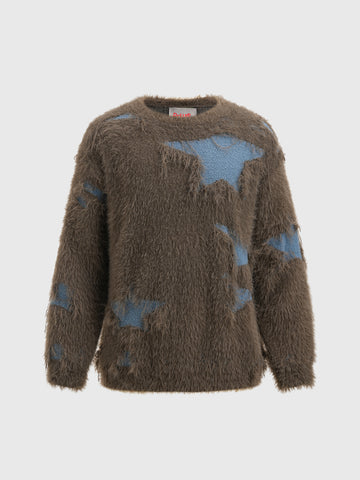 Starry Eyed Sweater - Mocha Mischief