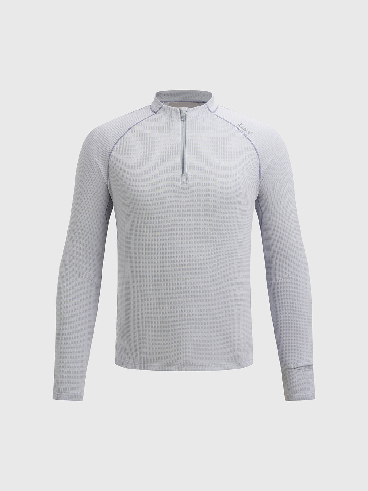 Frost Grid Sweater - Light Grey