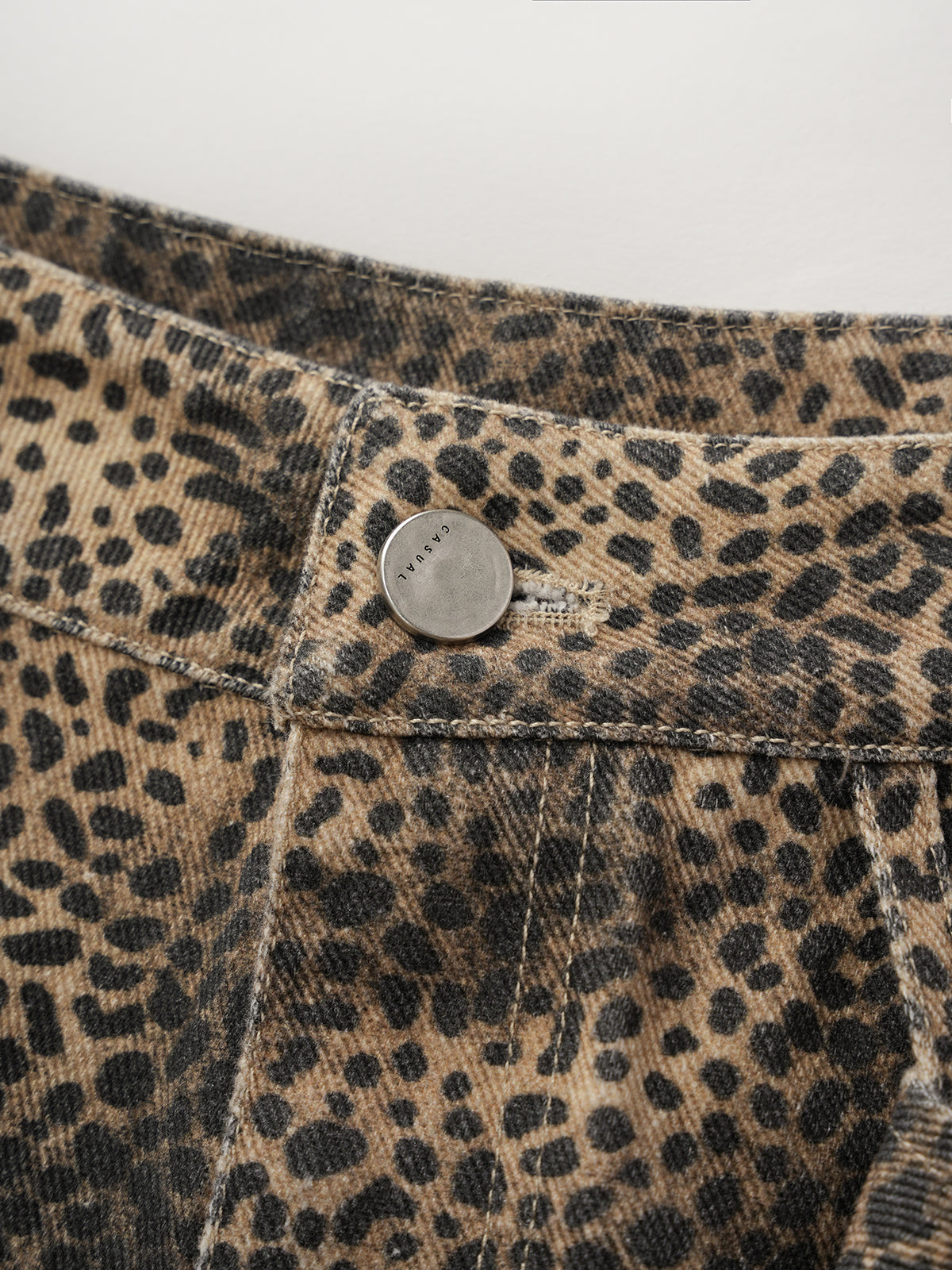 Leopard Wide-Leg Pants