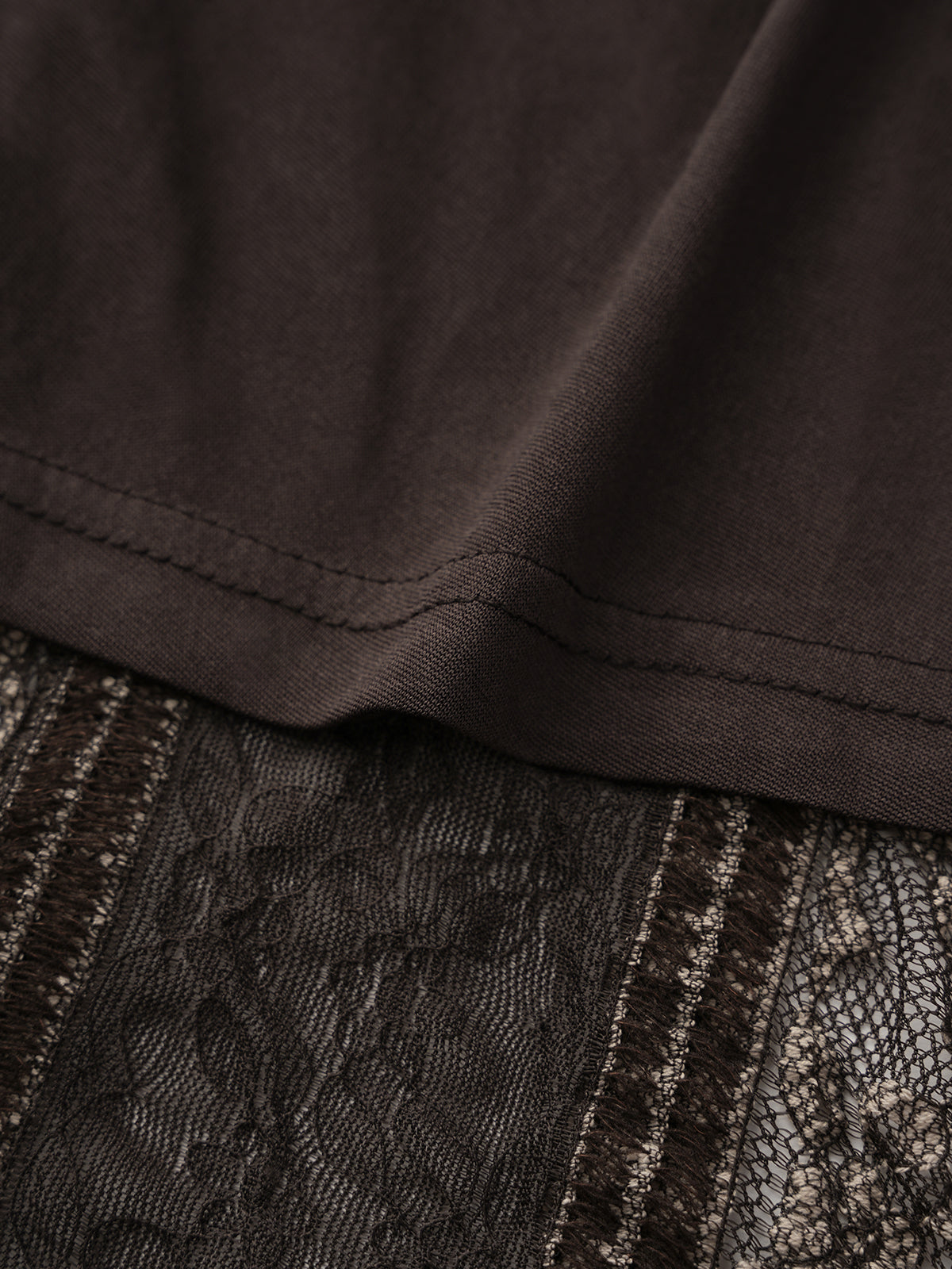 Twilight Whispers Skirt - Black Beige