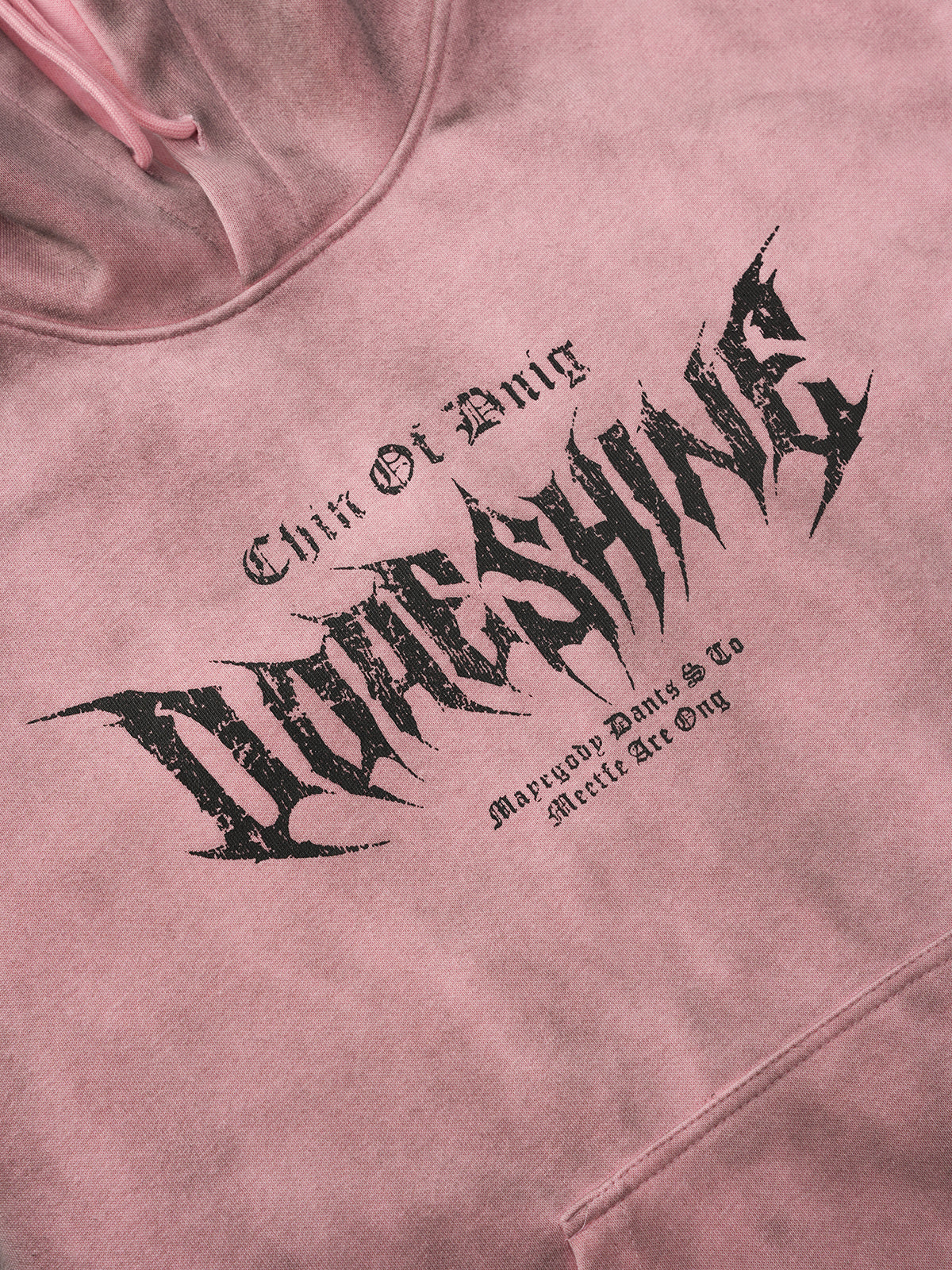 Eclipse Fade Hoodie - Dusty Pink