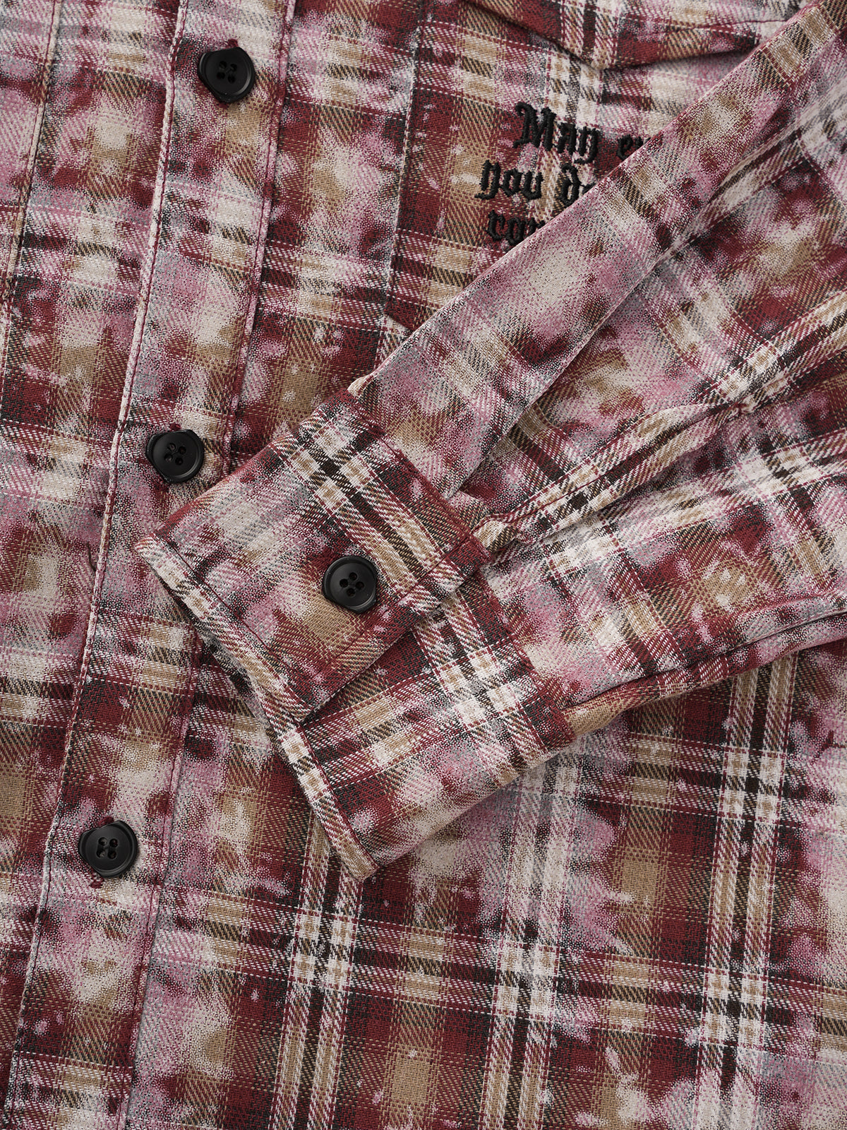 Star Clash Shirt - Crimson Plaid