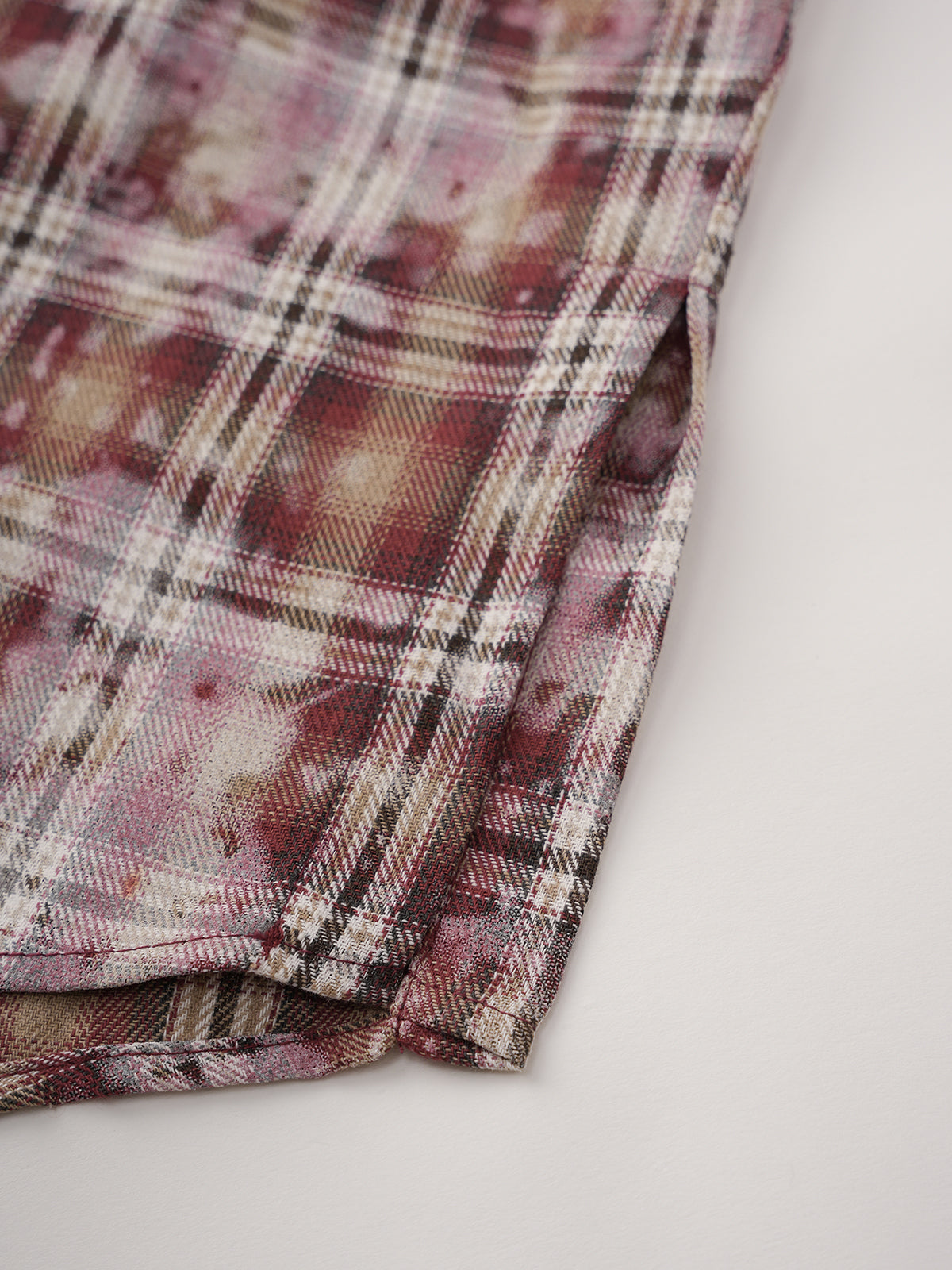 Star Clash Shirt - Crimson Plaid