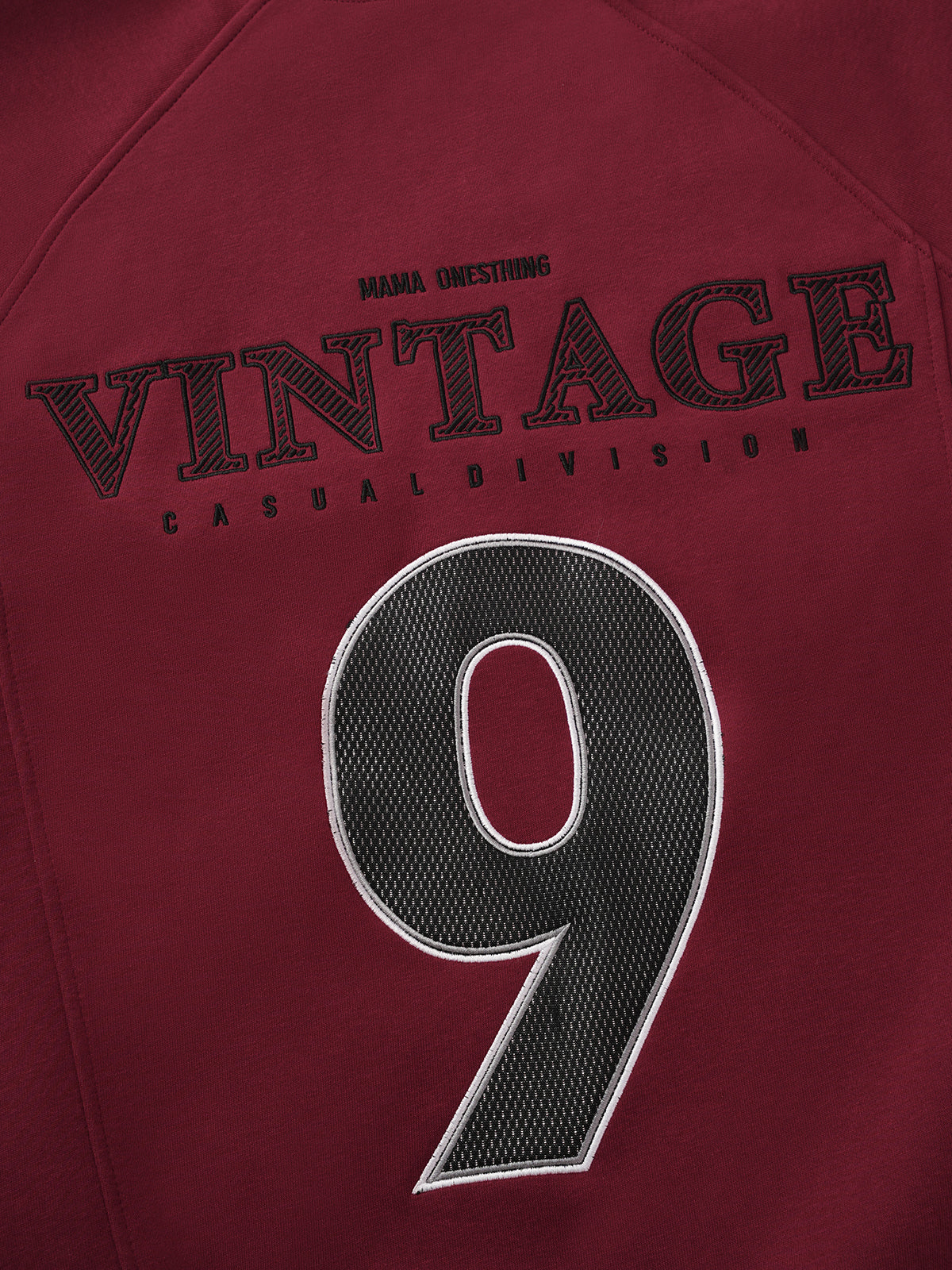 Heritage Nine Sweatshirt - Burgundy Red