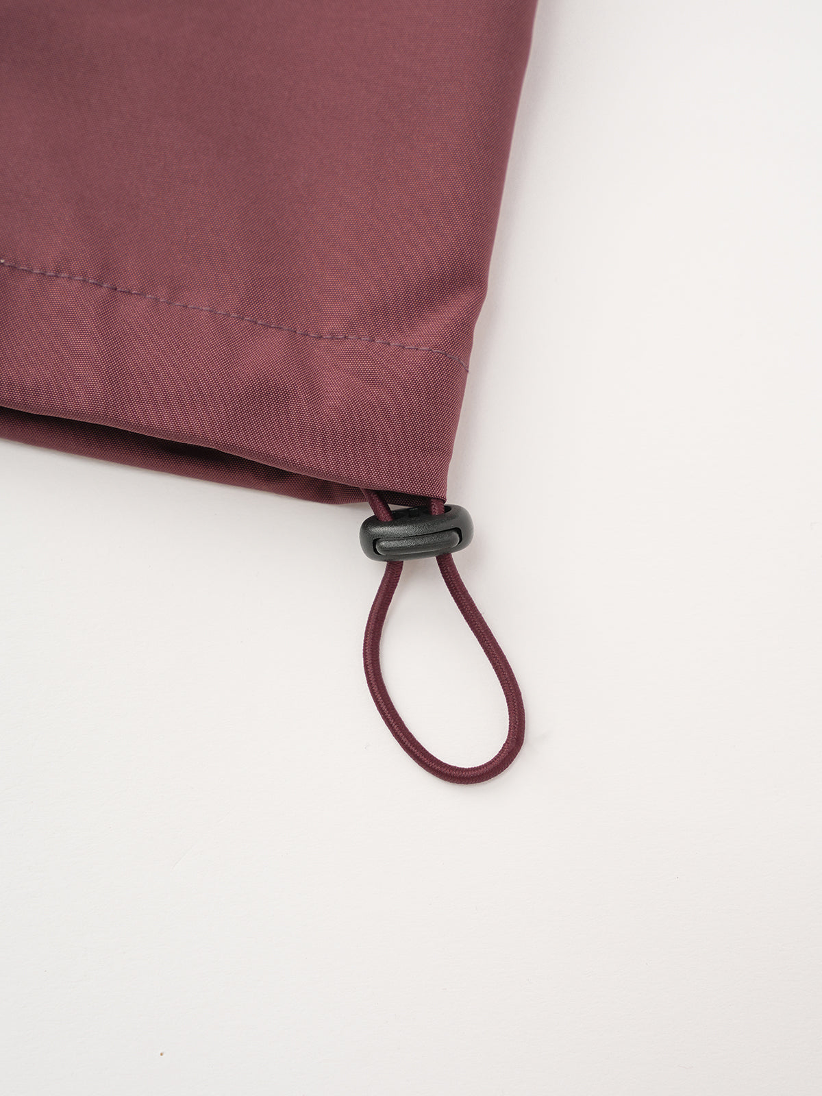 Zip Track Windbreaker – Wine Red
