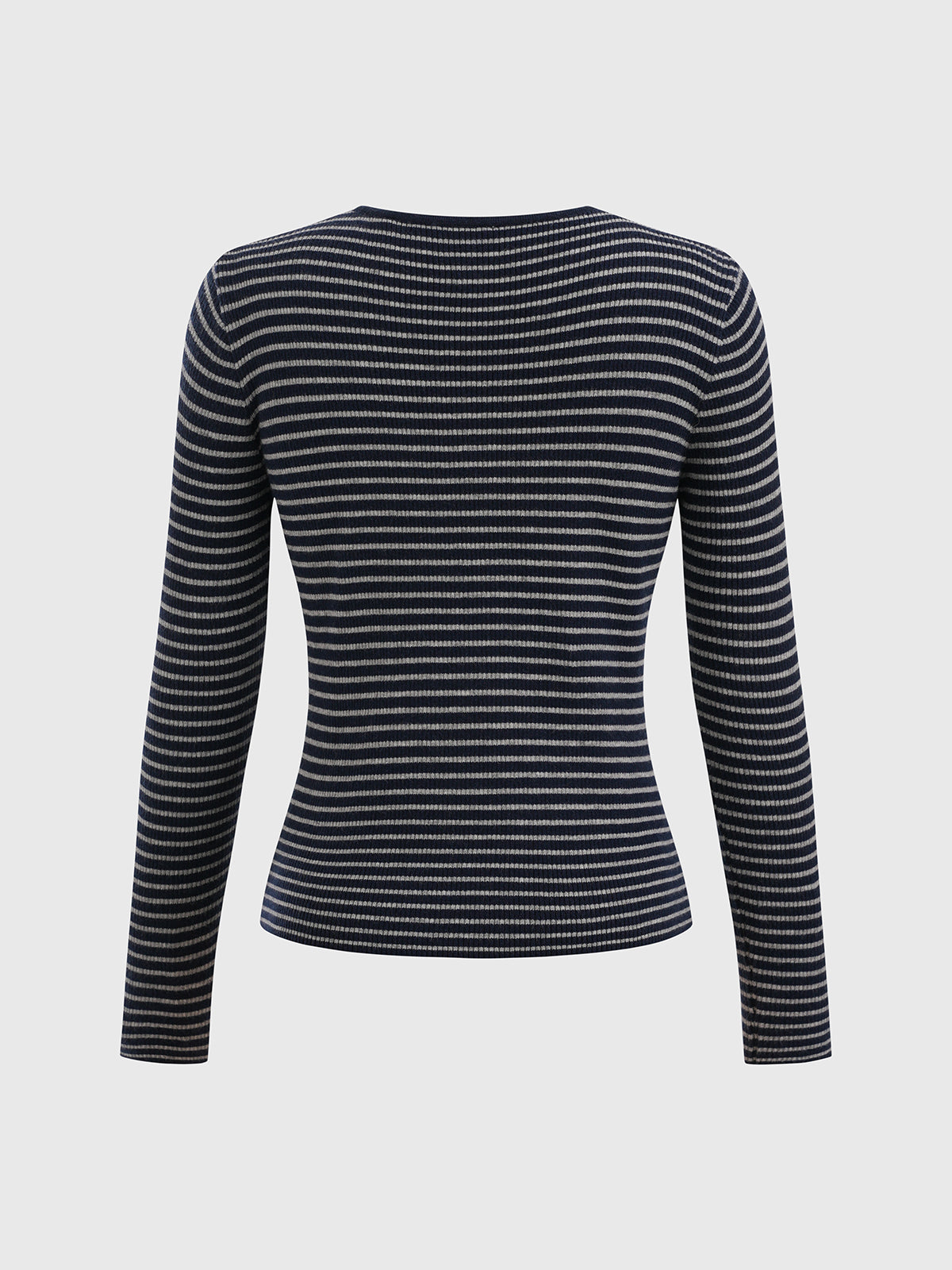 Marble Toast Top – Indigo Cream