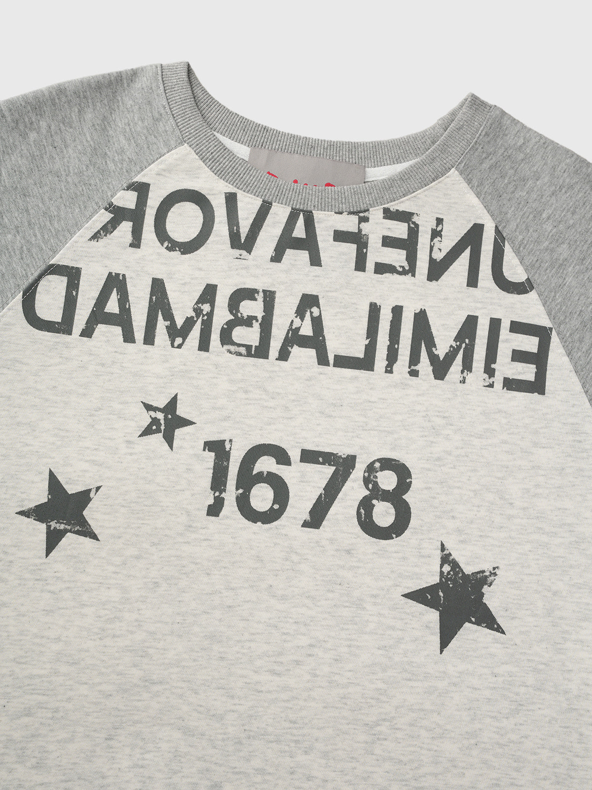 1678 Retro Star Sweatshirt – Double Grey