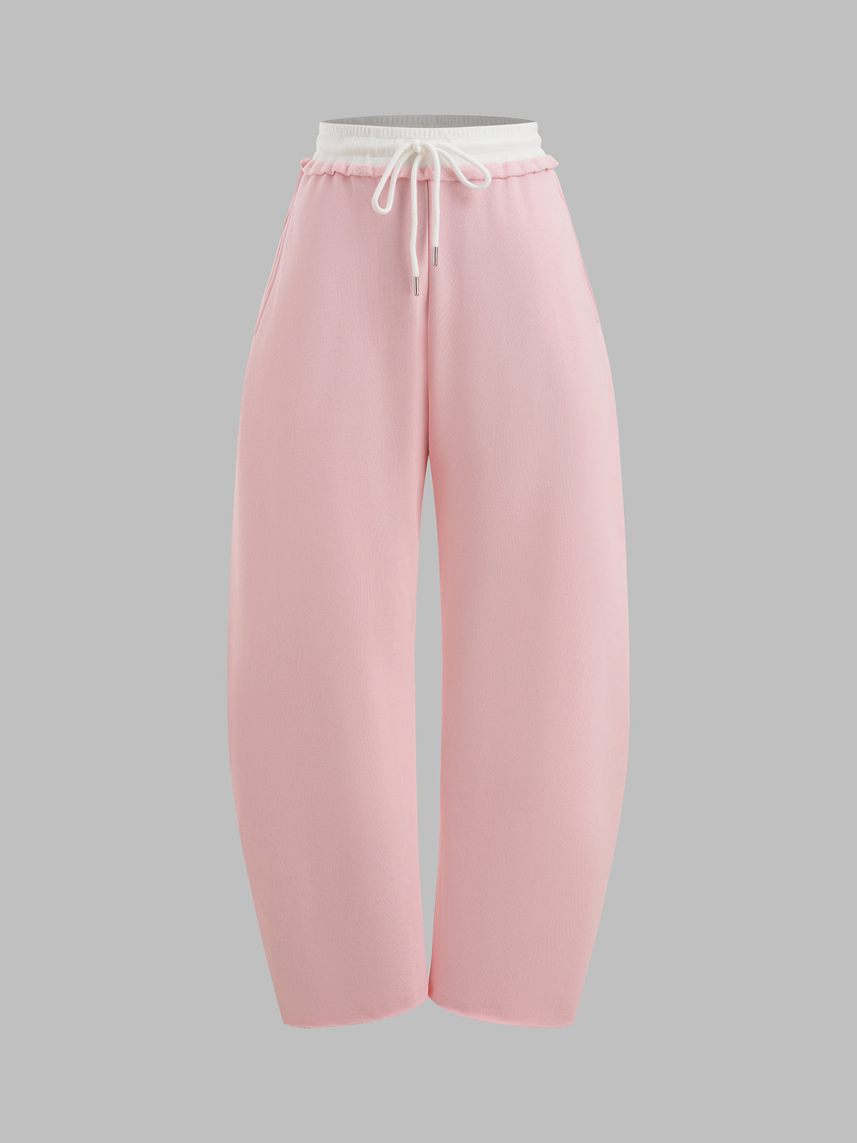 Ribbon Break Pants – Baby Pink