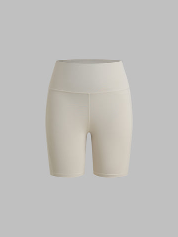 Studio Form Yoga Shorts – Cream Beige