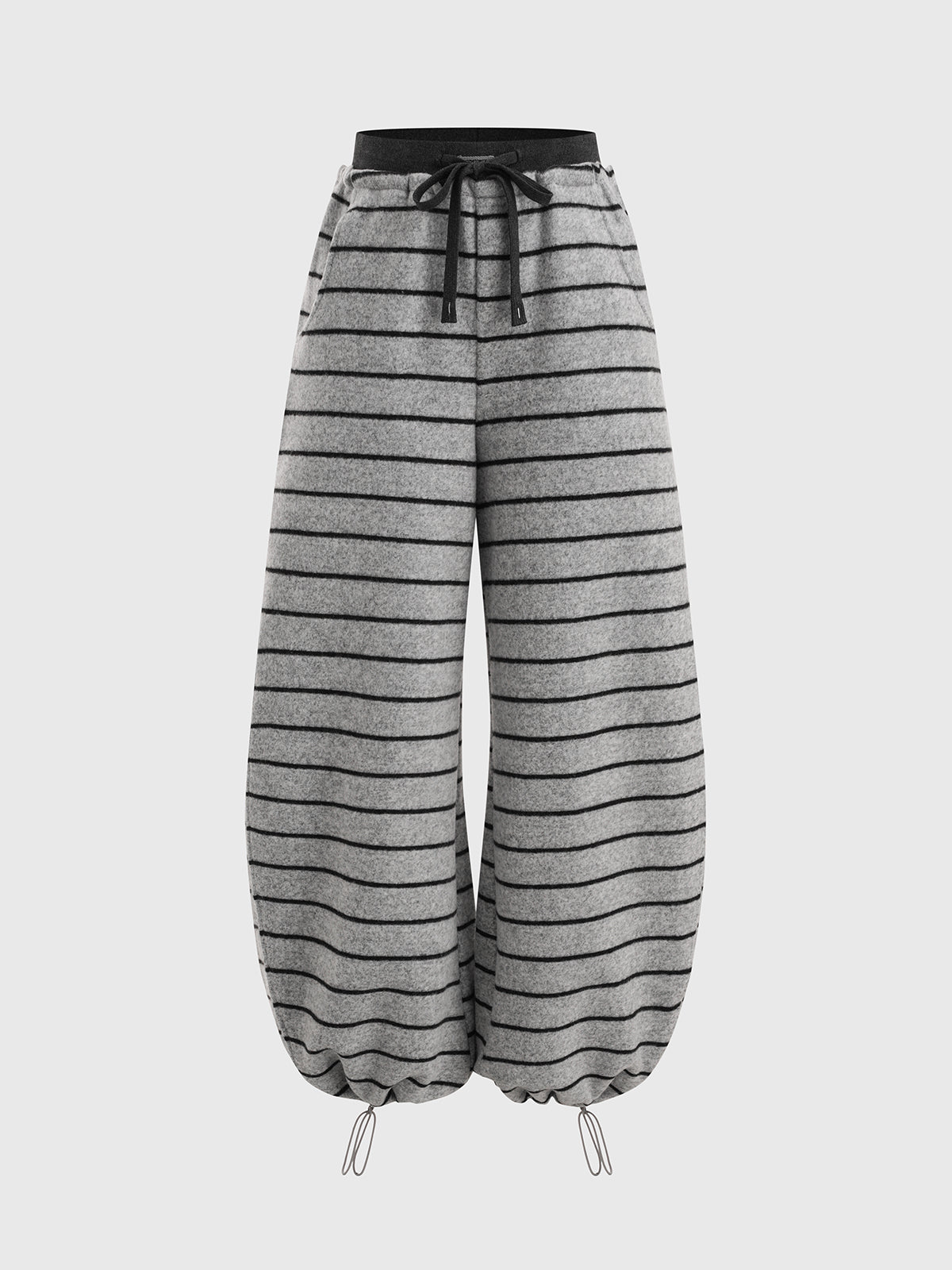 Quiet Sprint Pants – Charcoal Stripe