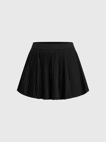 Game Set Pleated Skirt – Court Black