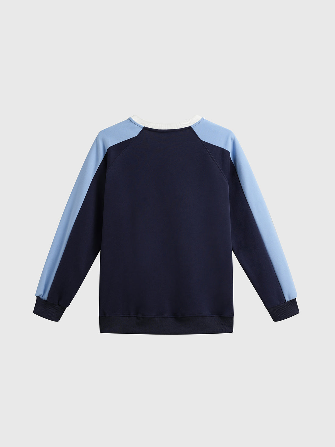 Two-Tone Crew Sweatshirt - Sky Blue