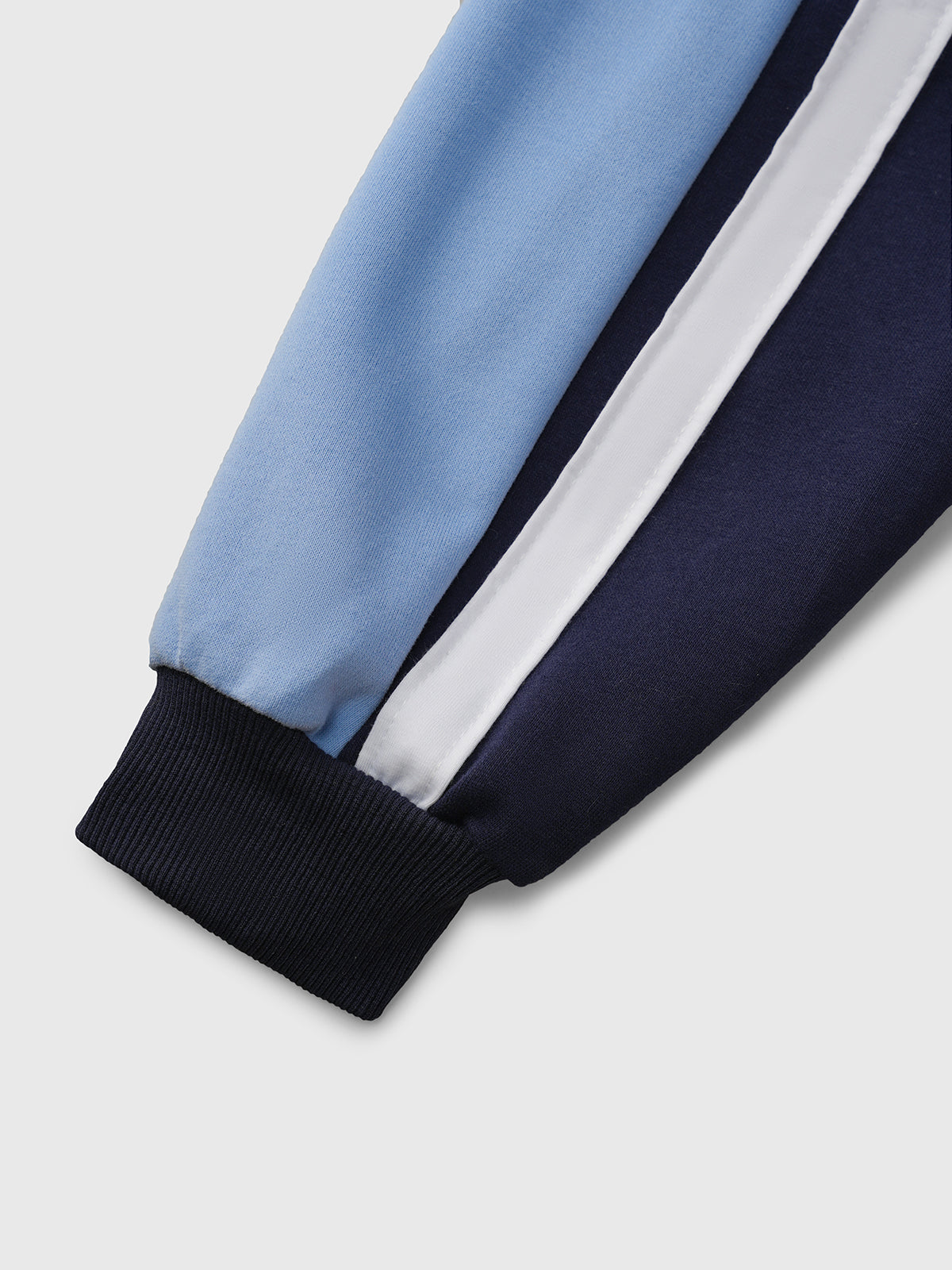 Two-Tone Crew Sweatshirt - Sky Blue