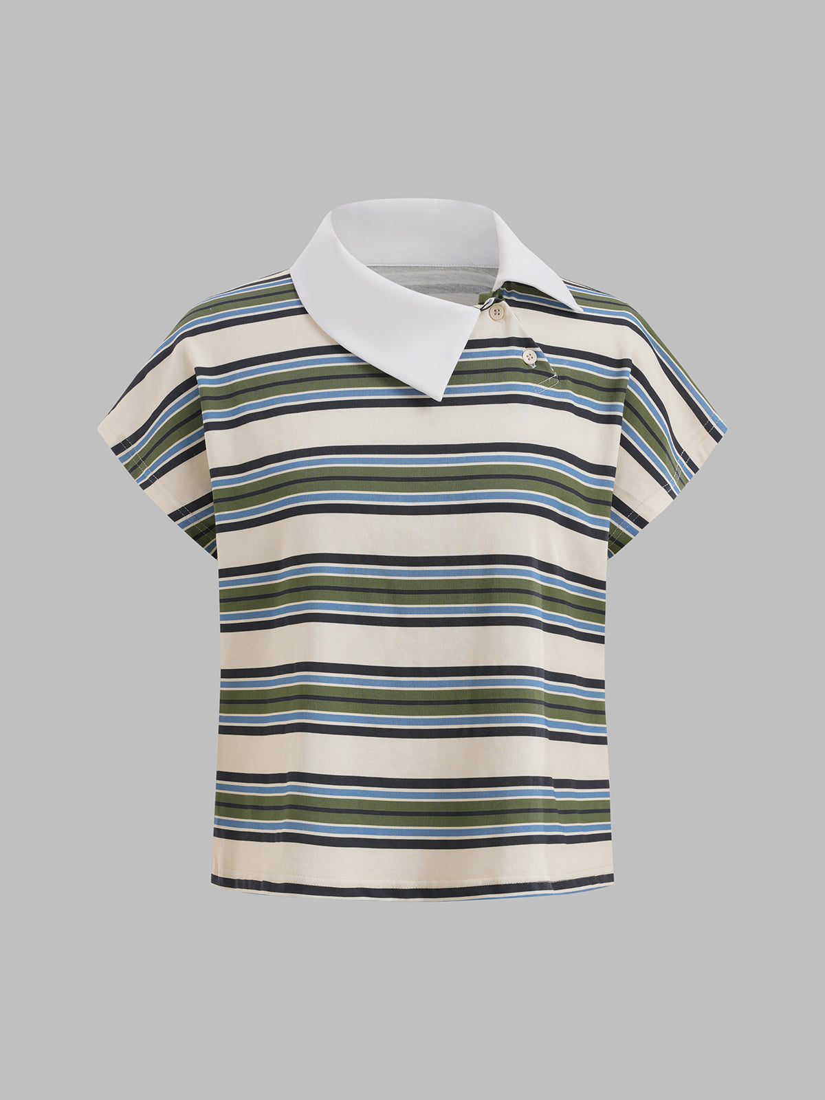 Quiet Parade Top – Cream Stripe