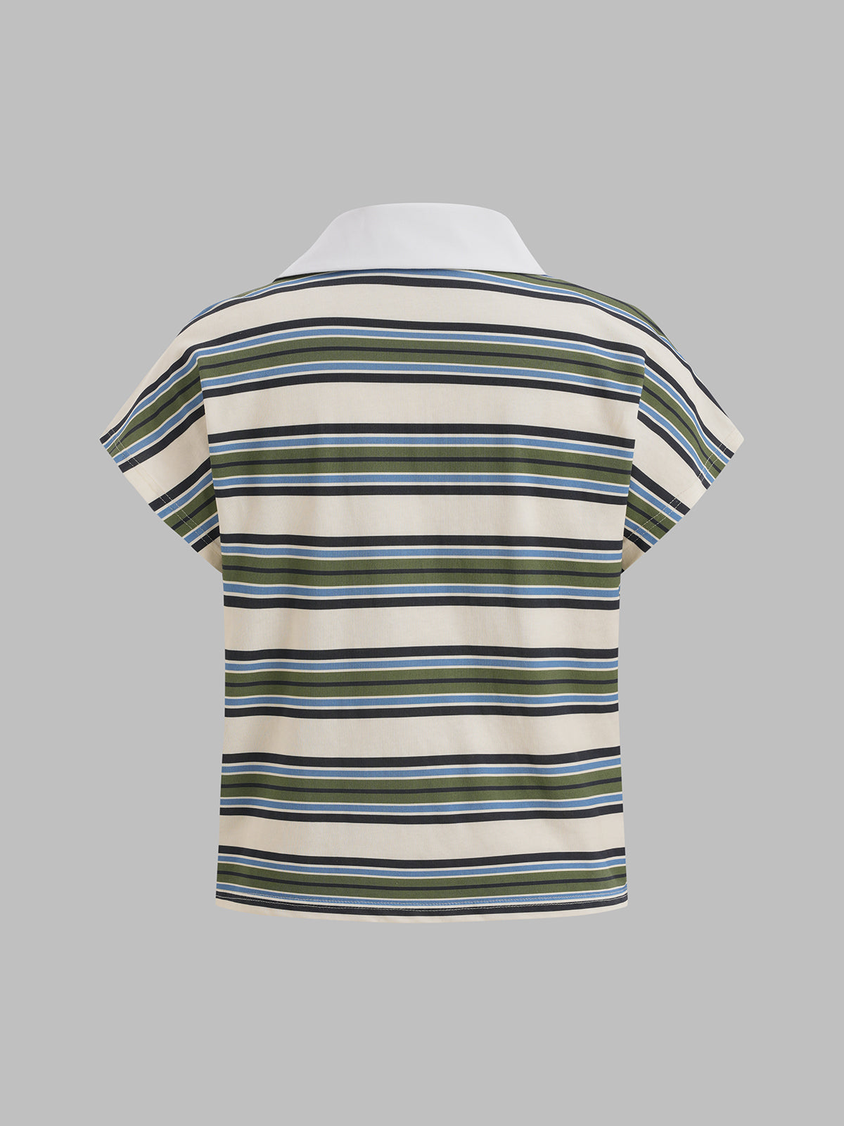 Quiet Parade Top – Cream Stripe