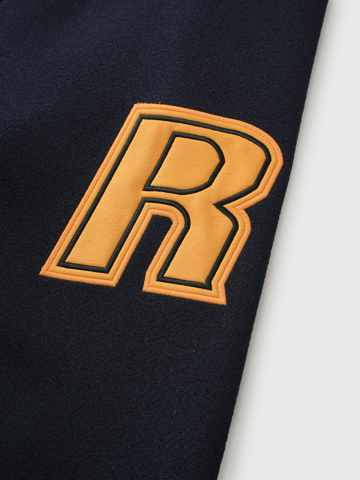 RoR Draft Varsity Jacket - Navy Yellow