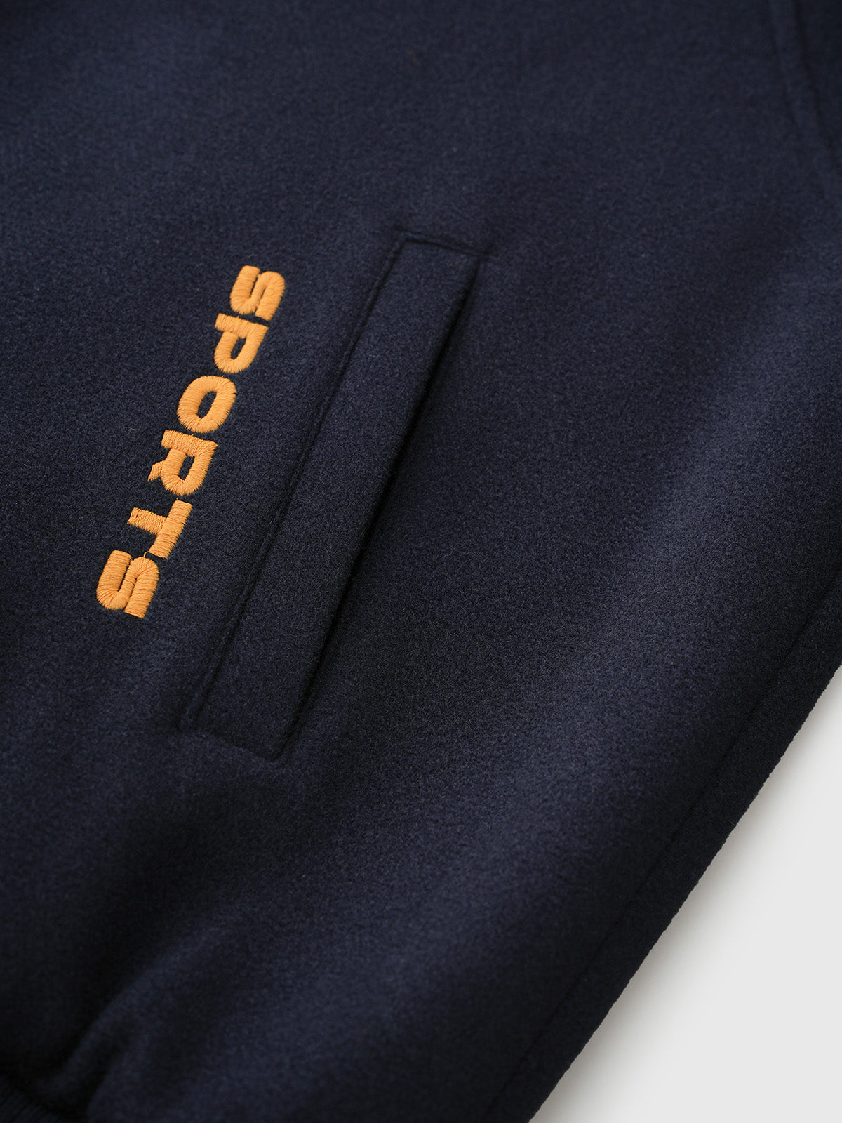 RoR Draft Varsity Jacket - Navy Yellow