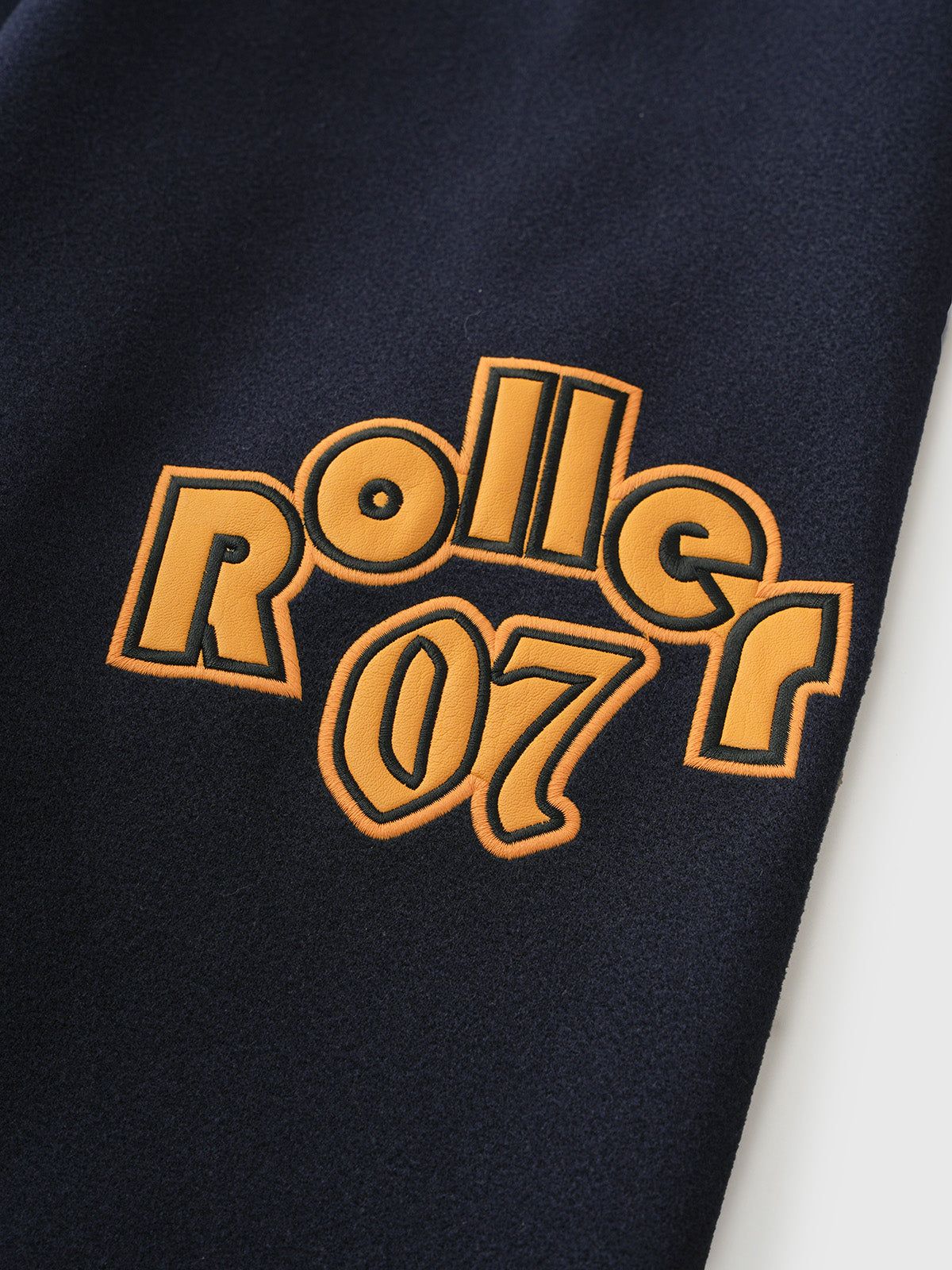RoR Draft Varsity Jacket - Navy Yellow