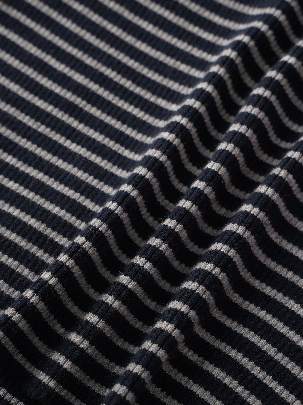Marble Toast Top – Indigo Cream
