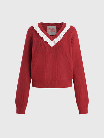 Sugar Mark Sweater – Ruby Cream