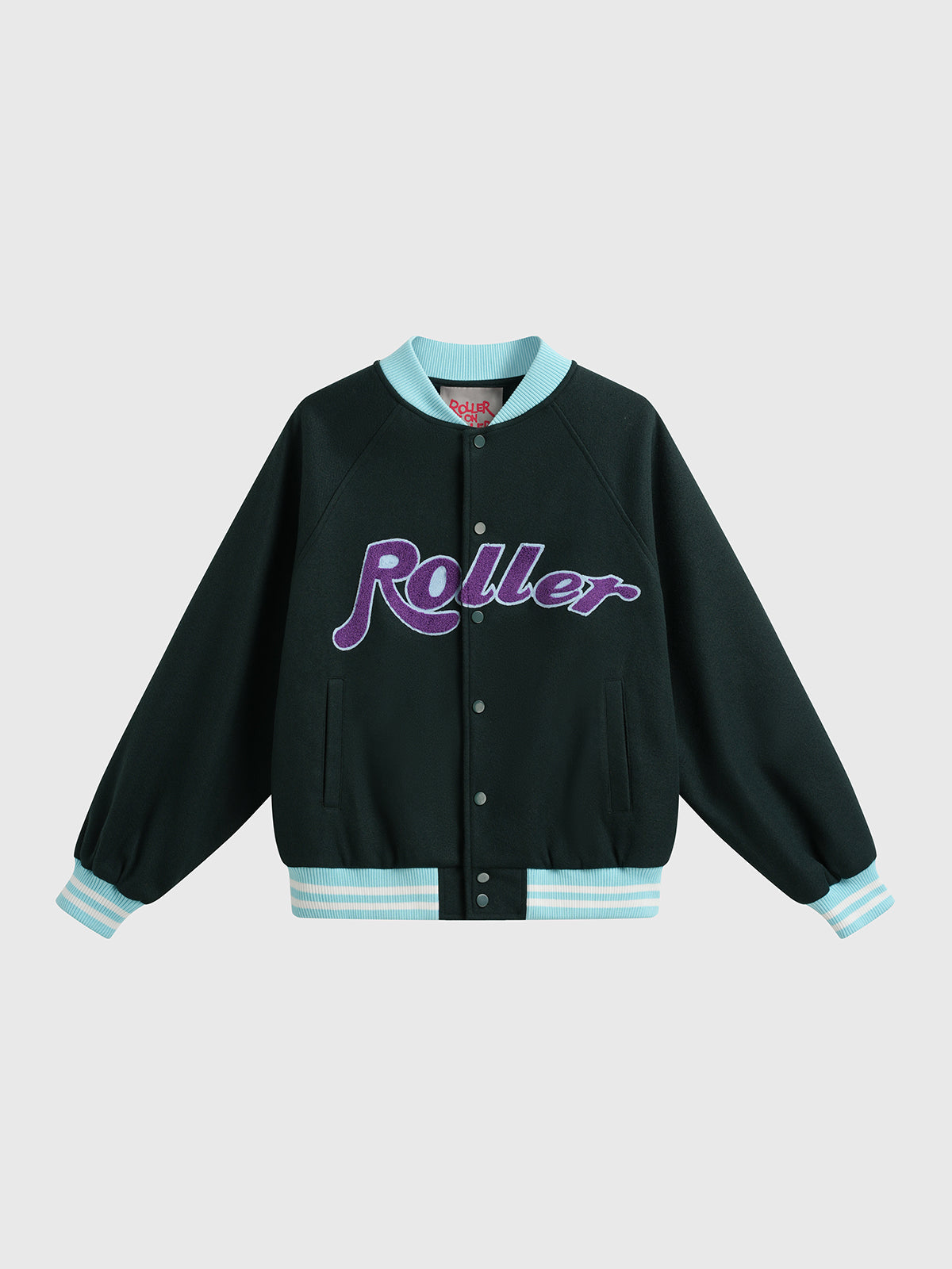 Chalkline Script Varsity Jacket - Green