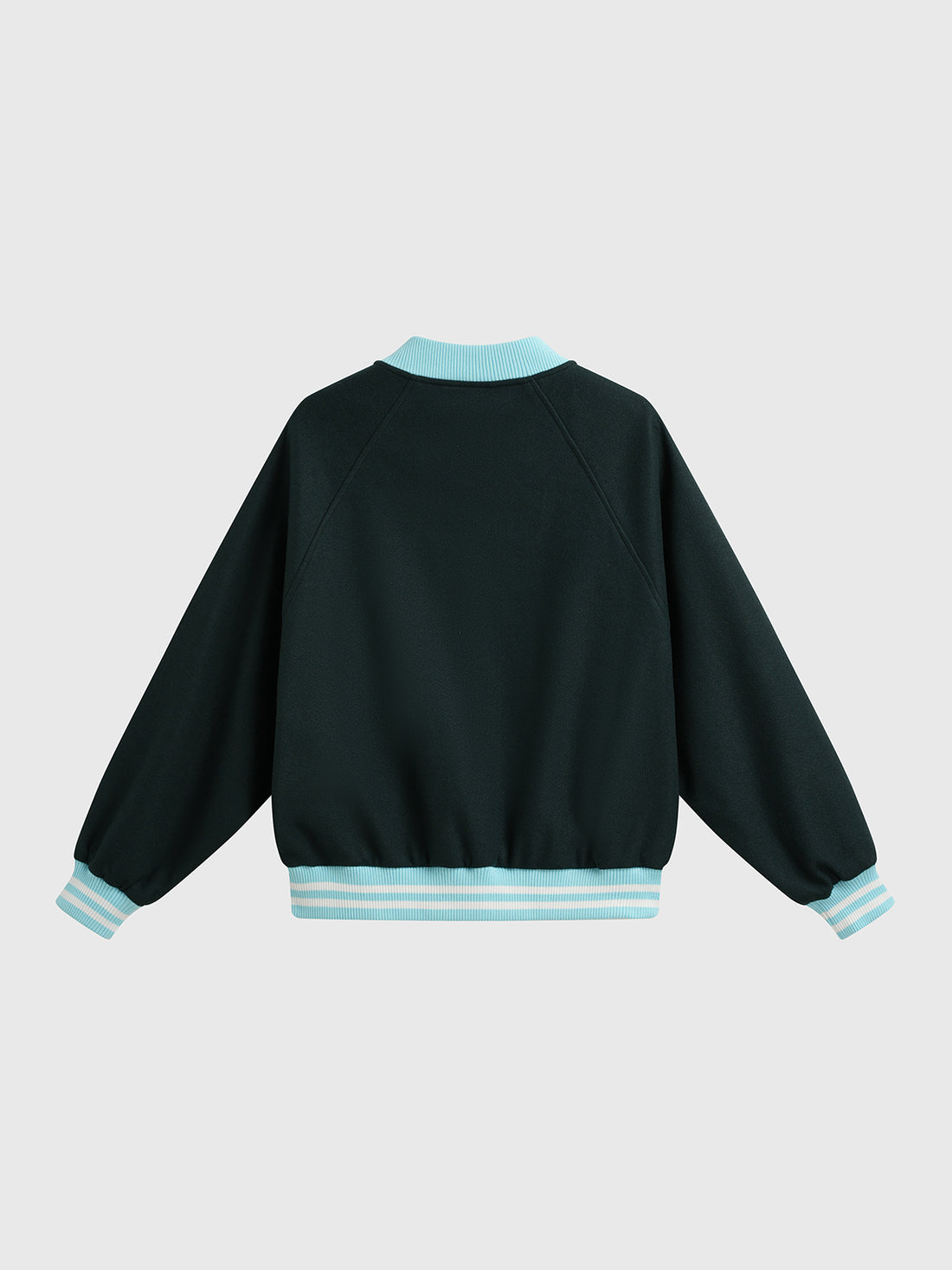 Chalkline Script Varsity Jacket - Green