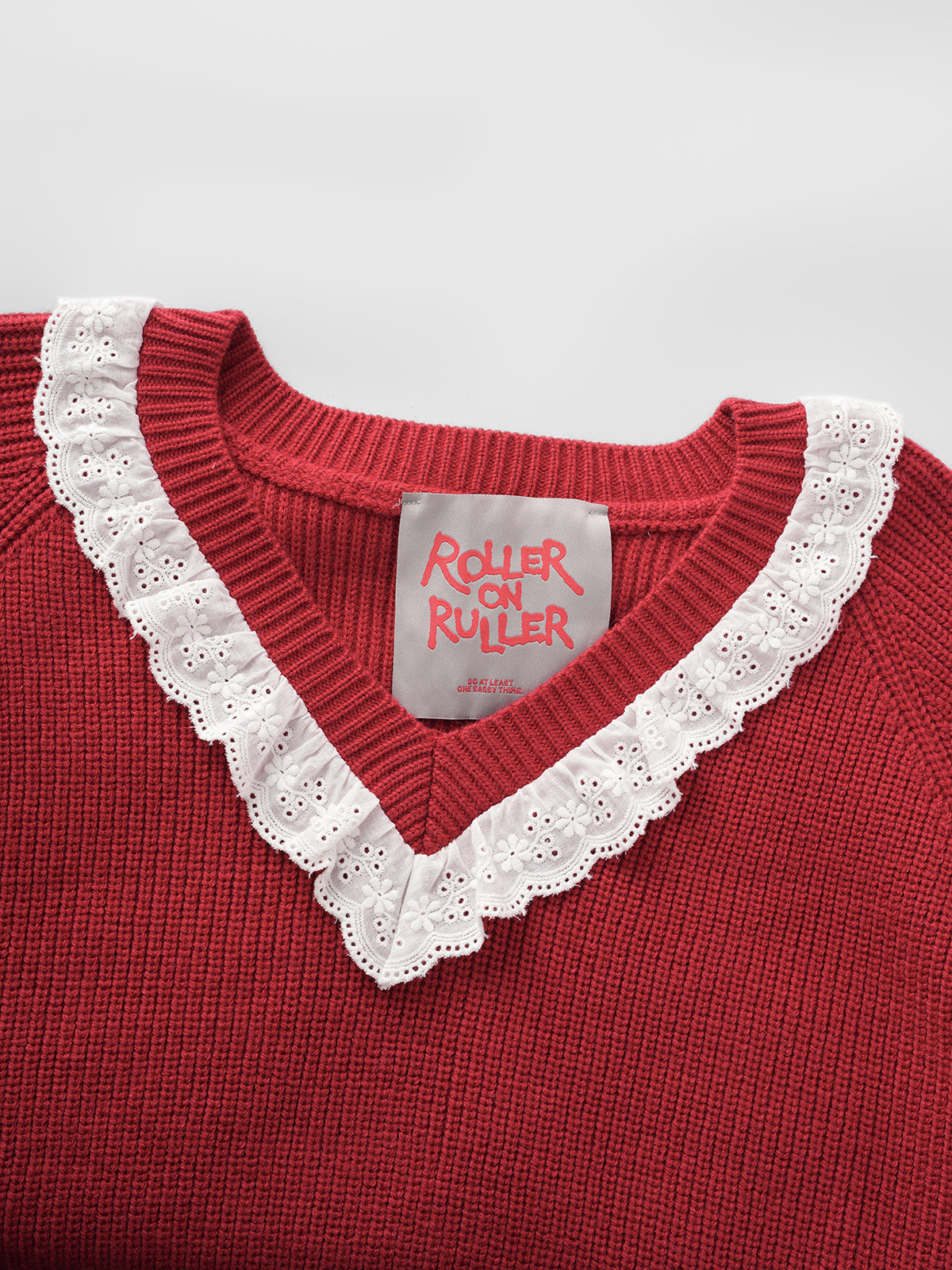 Sugar Mark Sweater – Ruby Cream