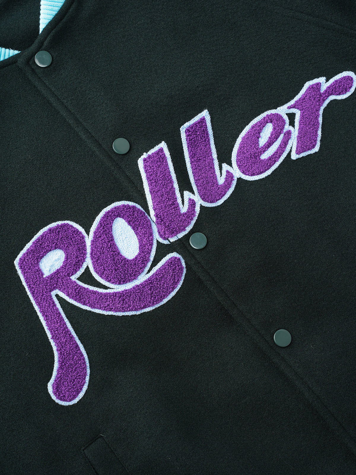 Chalkline Script Varsity Jacket - Green