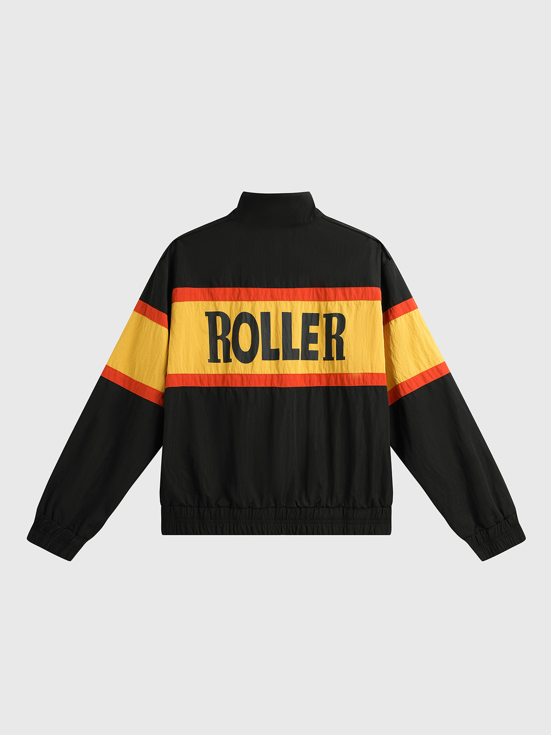 Fastlane Varsity Jacket - Black Red Yellow