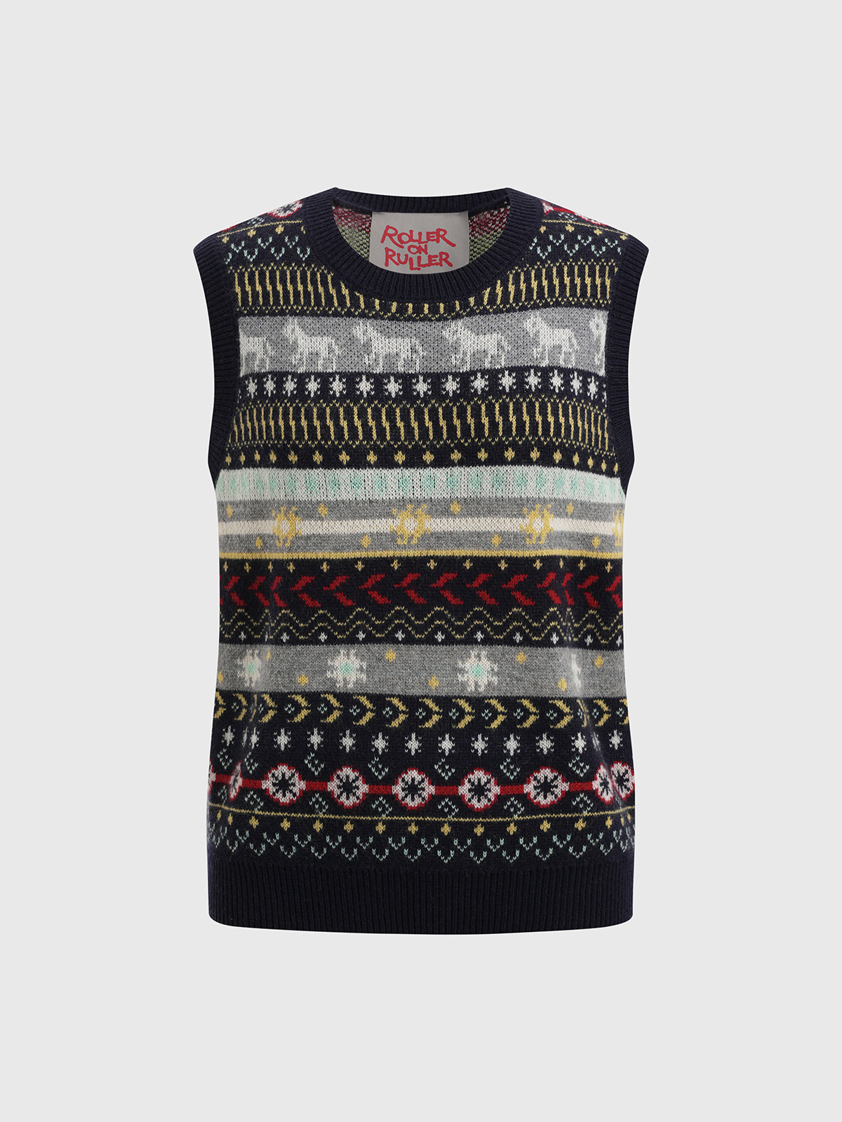 Echo Knit Vest – Night Mix