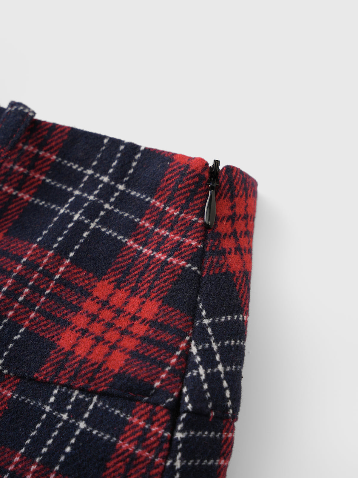 Library Hour Skirt – Red Check