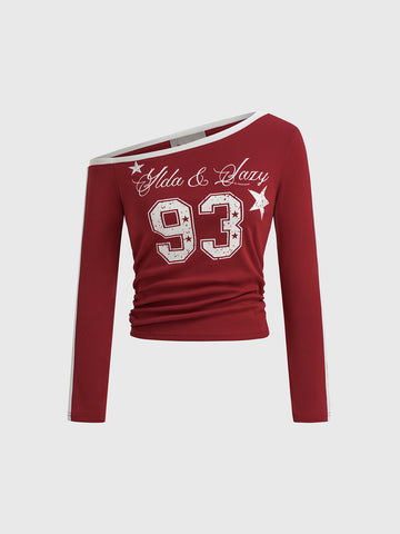 Half-Serious 93 Top – Brick Red
