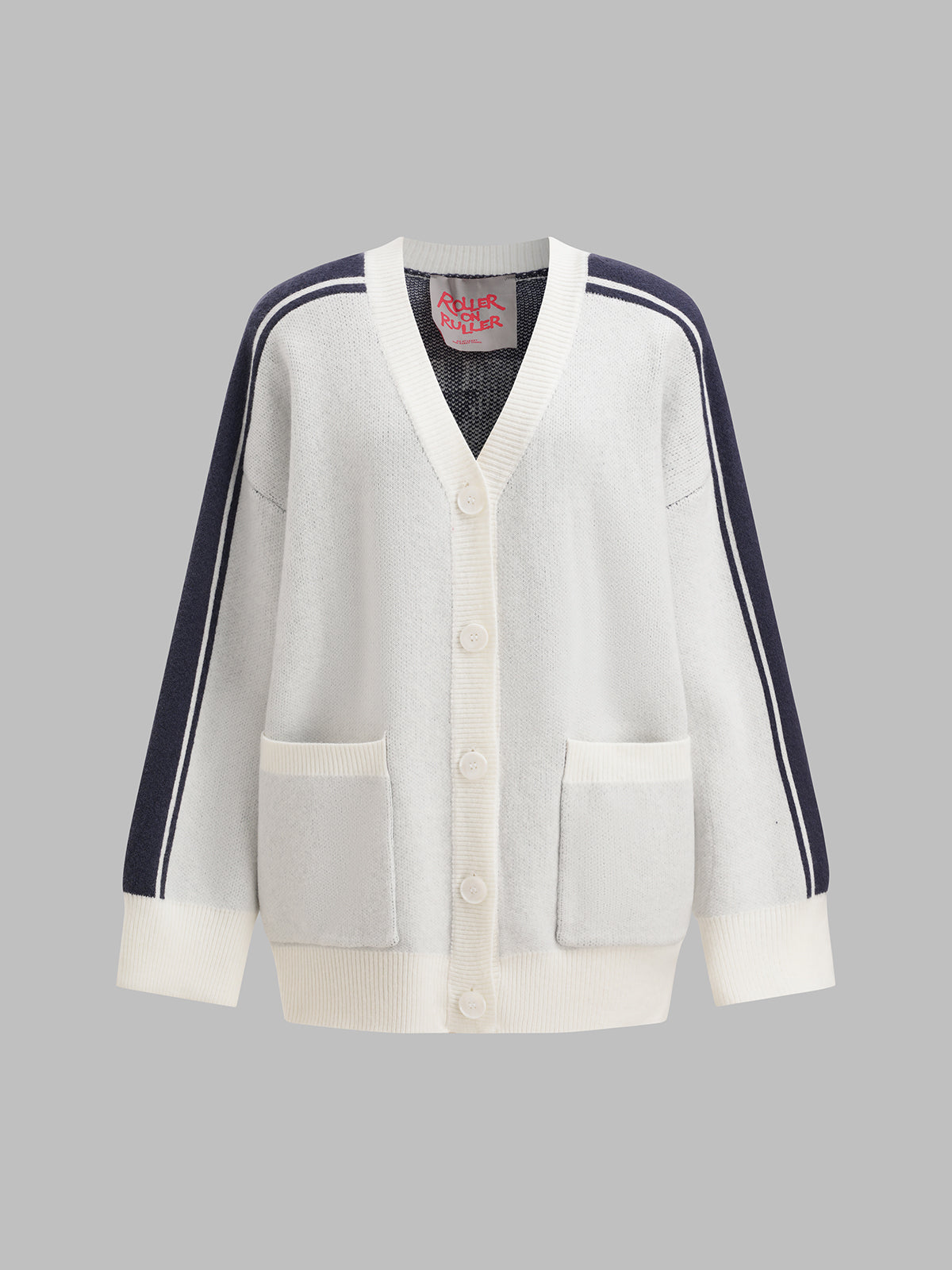 Easy Play Cardigan – Snow Indigo