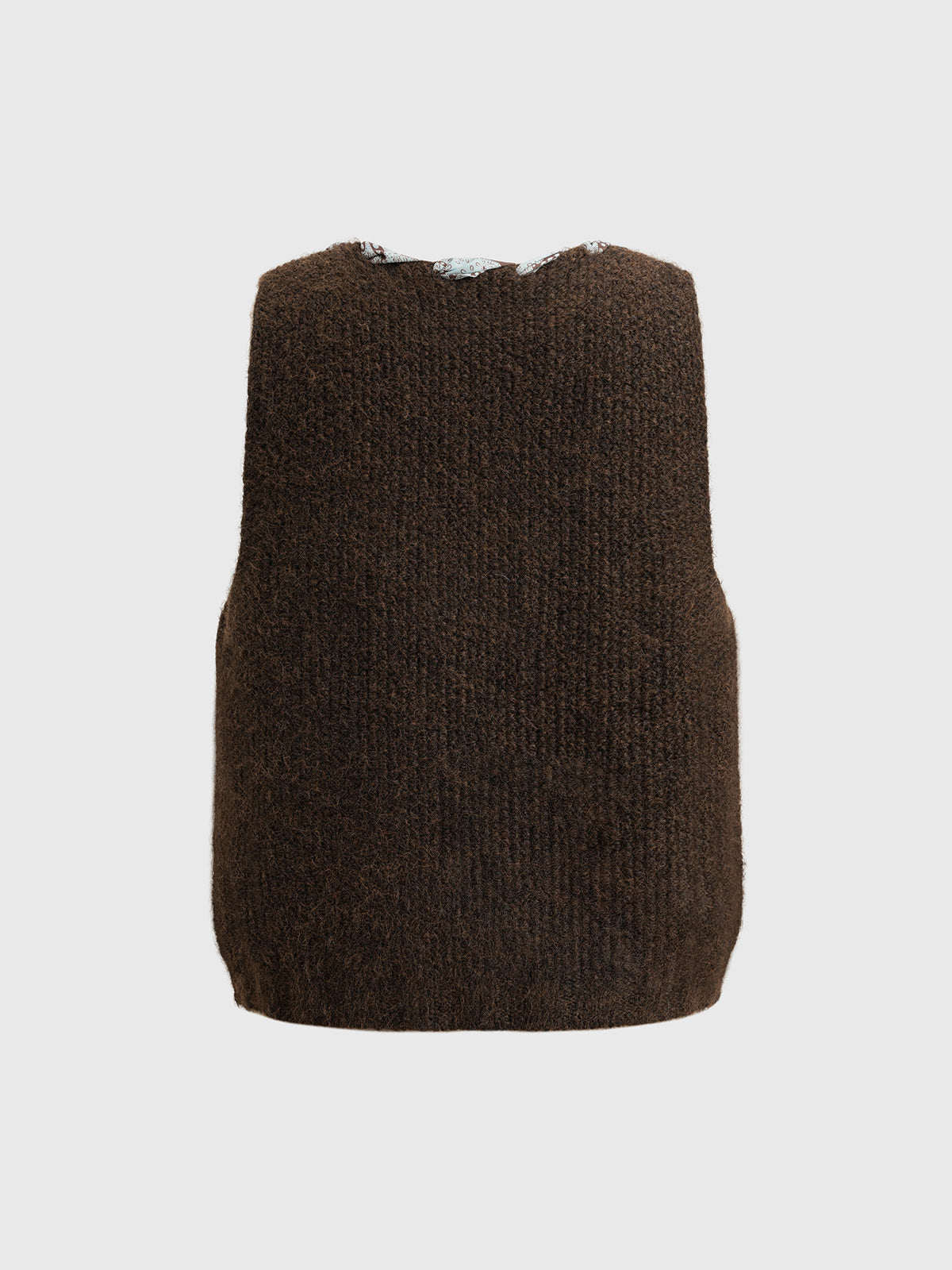 Bloom Tie Vest – Espresso Brown