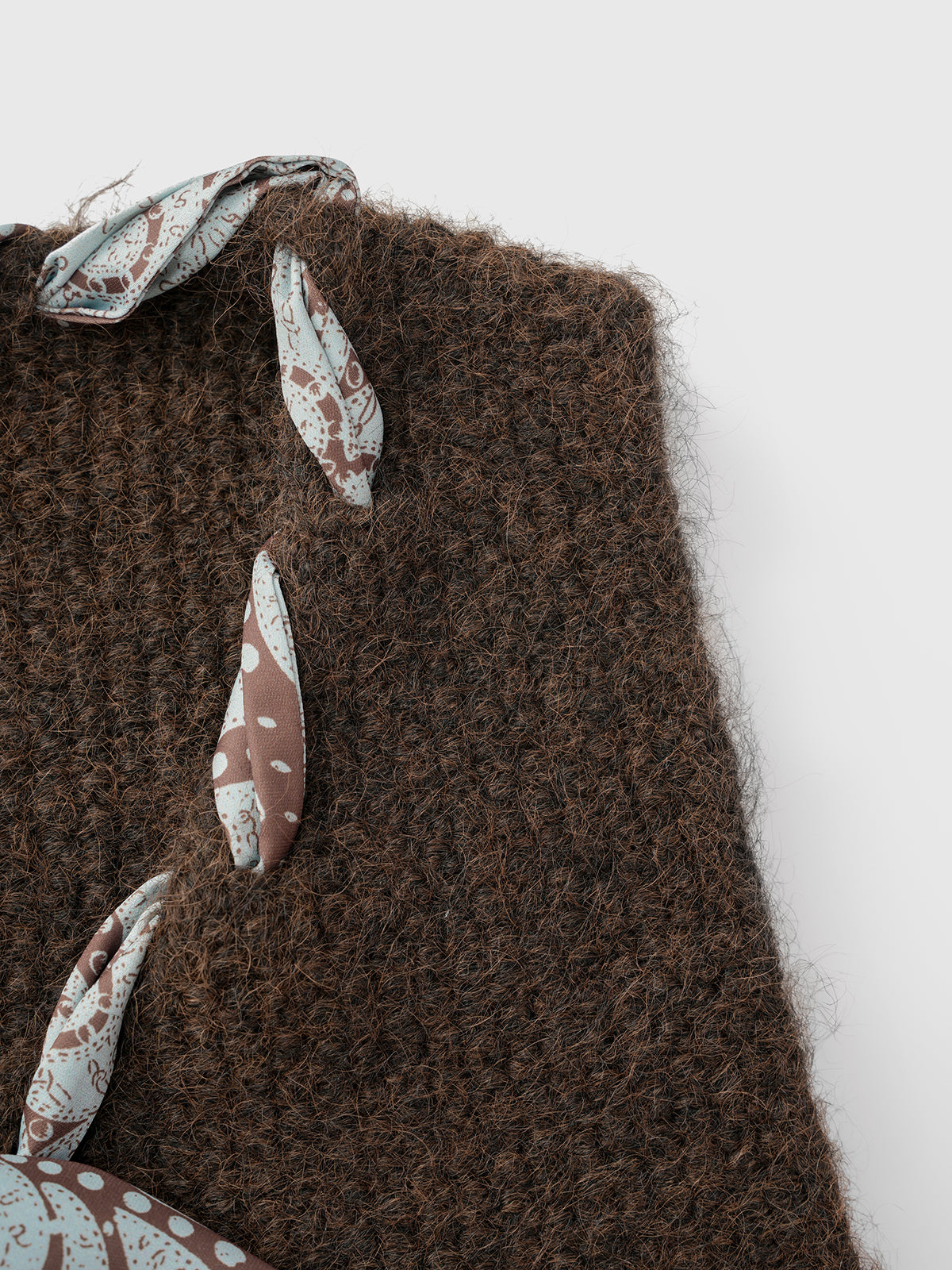 Bloom Tie Vest – Espresso Brown