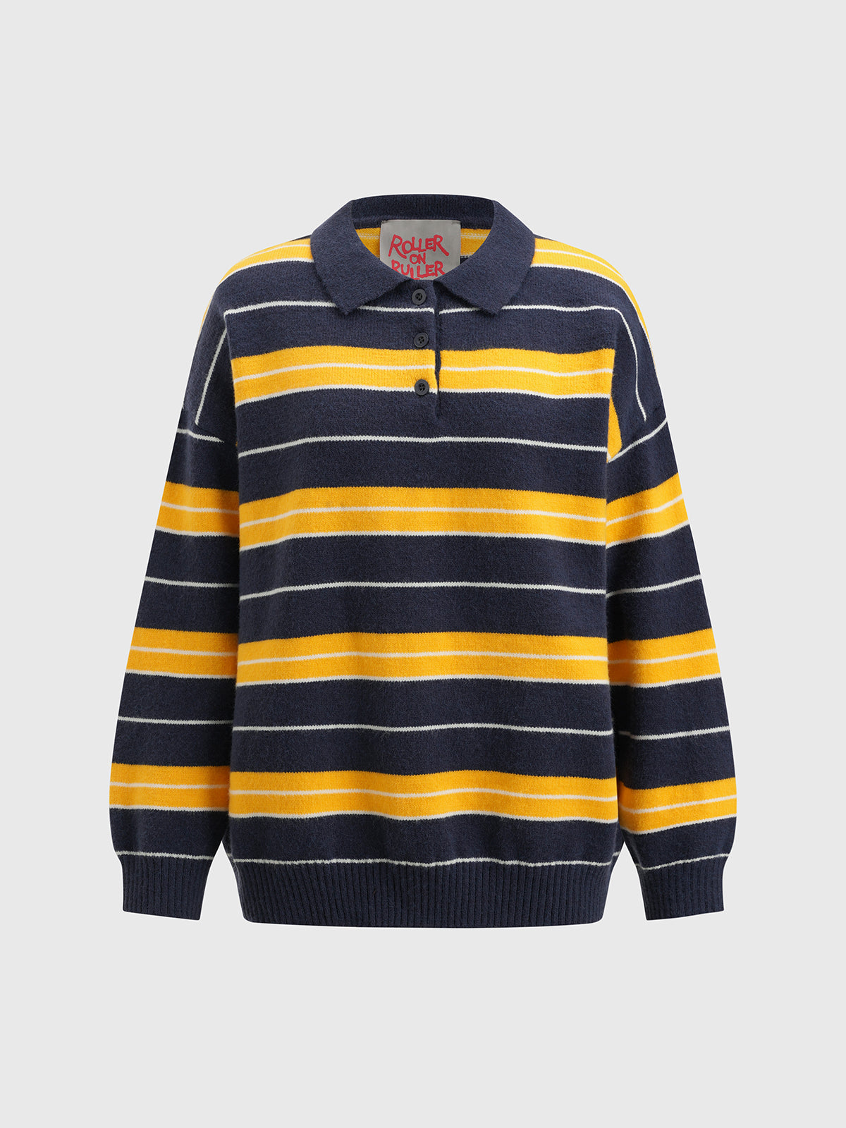 Snack Break Knit Polo – Navy Butter