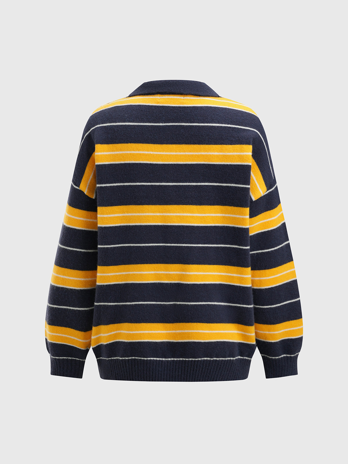 Snack Break Knit Polo – Navy Butter