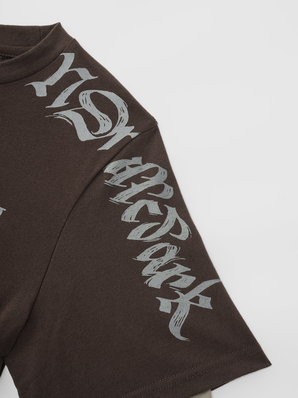 Street Graffiti Tee - Mocha Brown