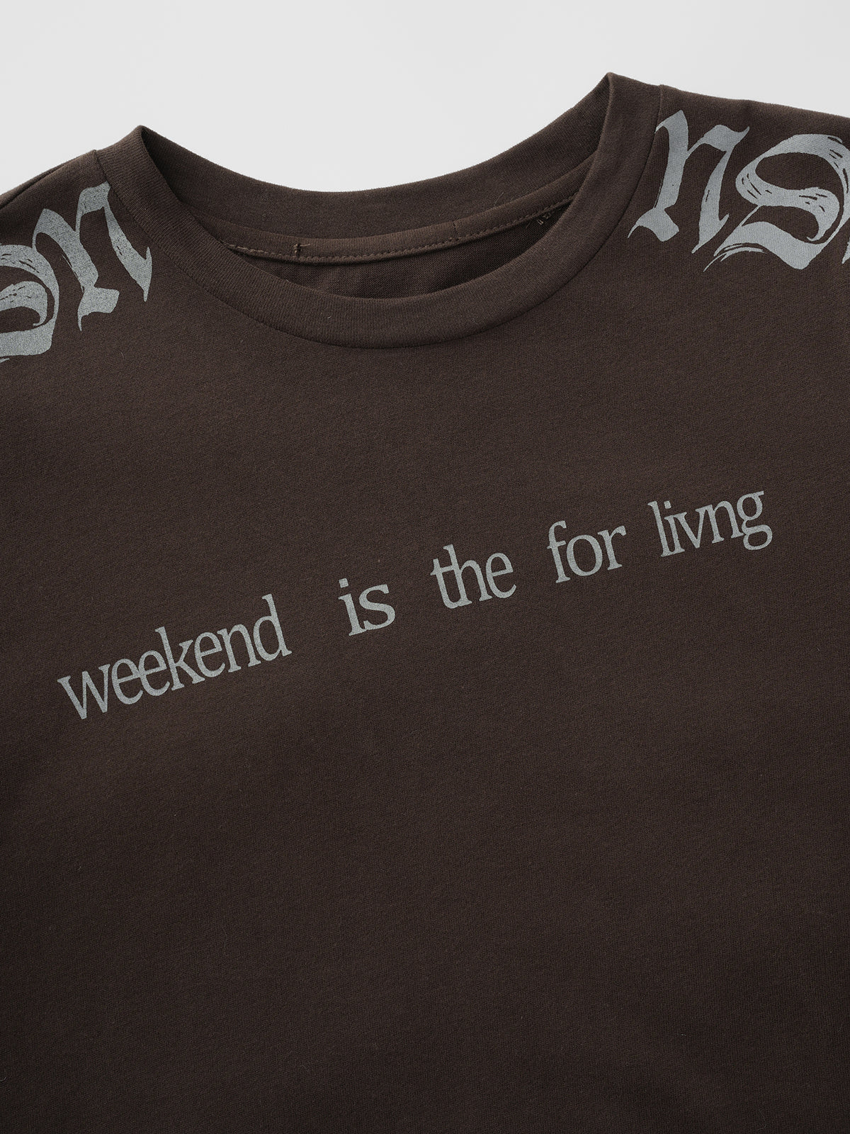 Street Graffiti Tee - Mocha Brown