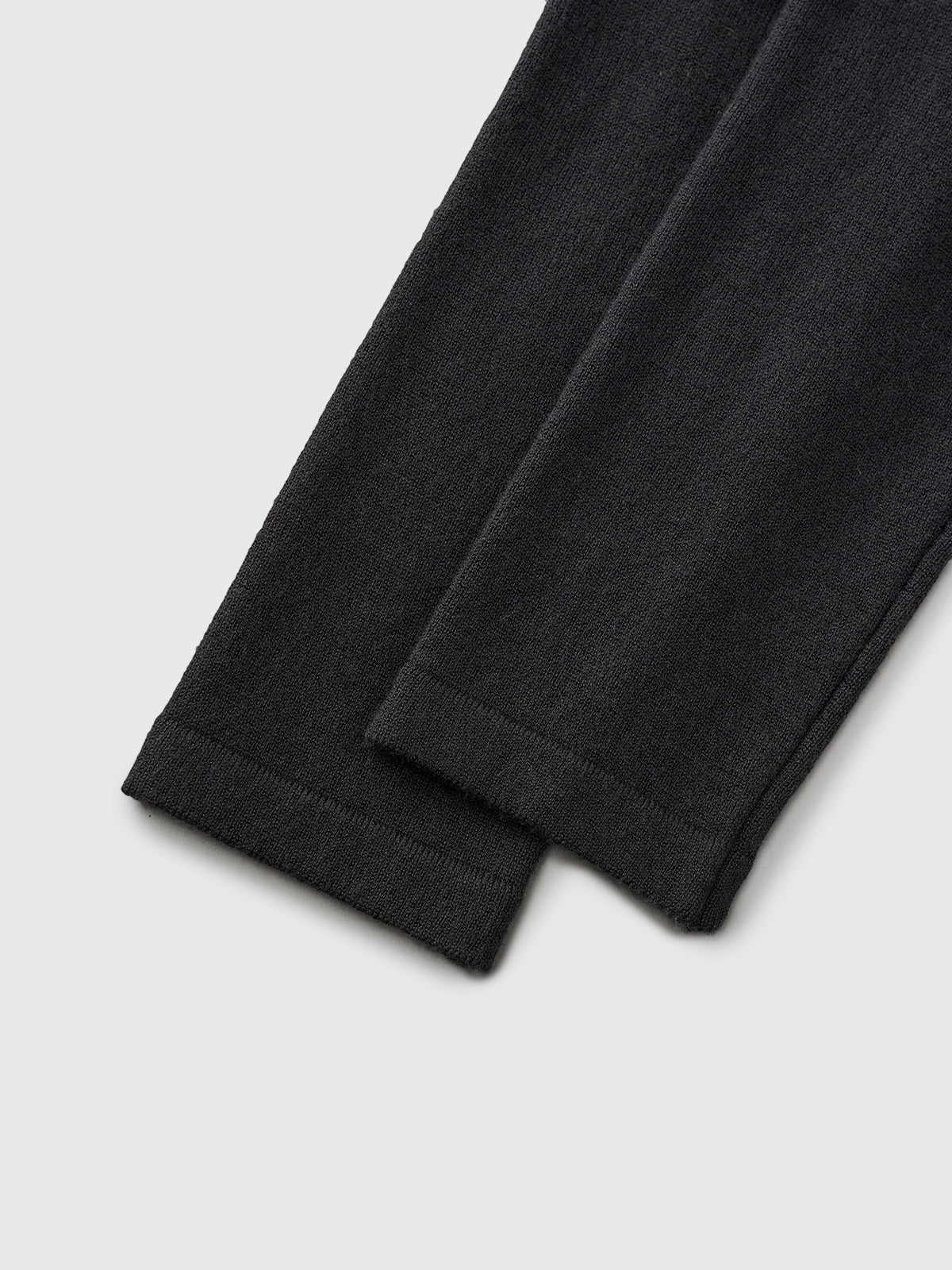 Whisper Fold Knit Top – Charcoal Ivory