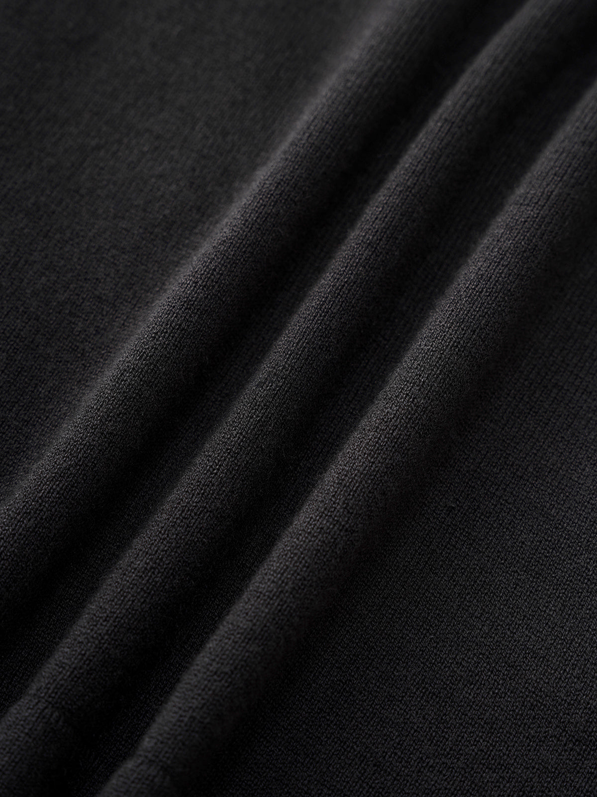 Whisper Fold Knit Top – Charcoal Ivory