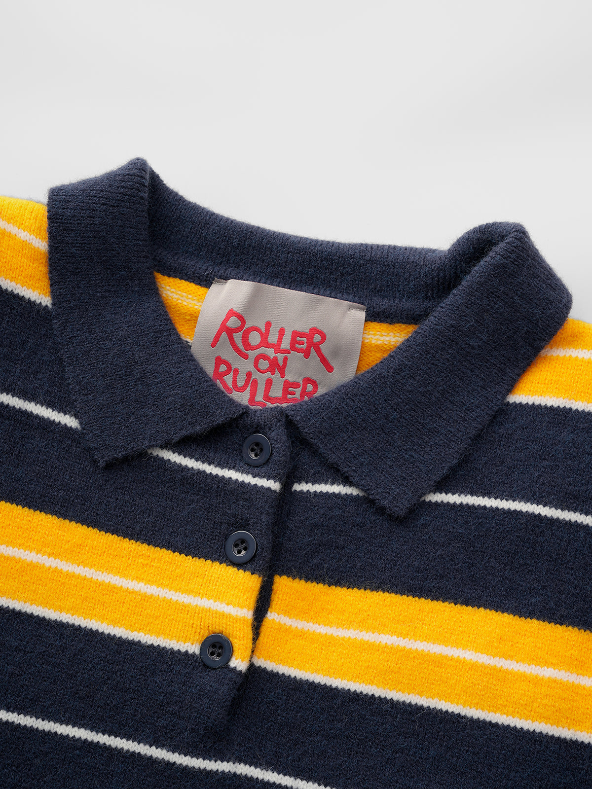 Snack Break Knit Polo – Navy Butter