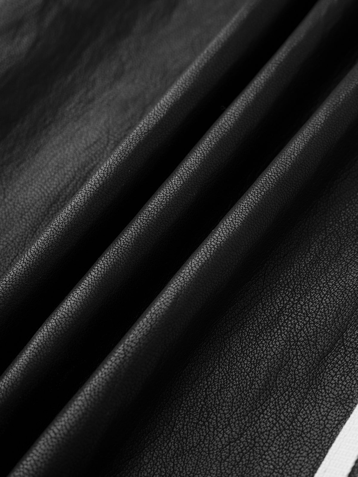 Midnight Stretch Leather Pants – Jet Black